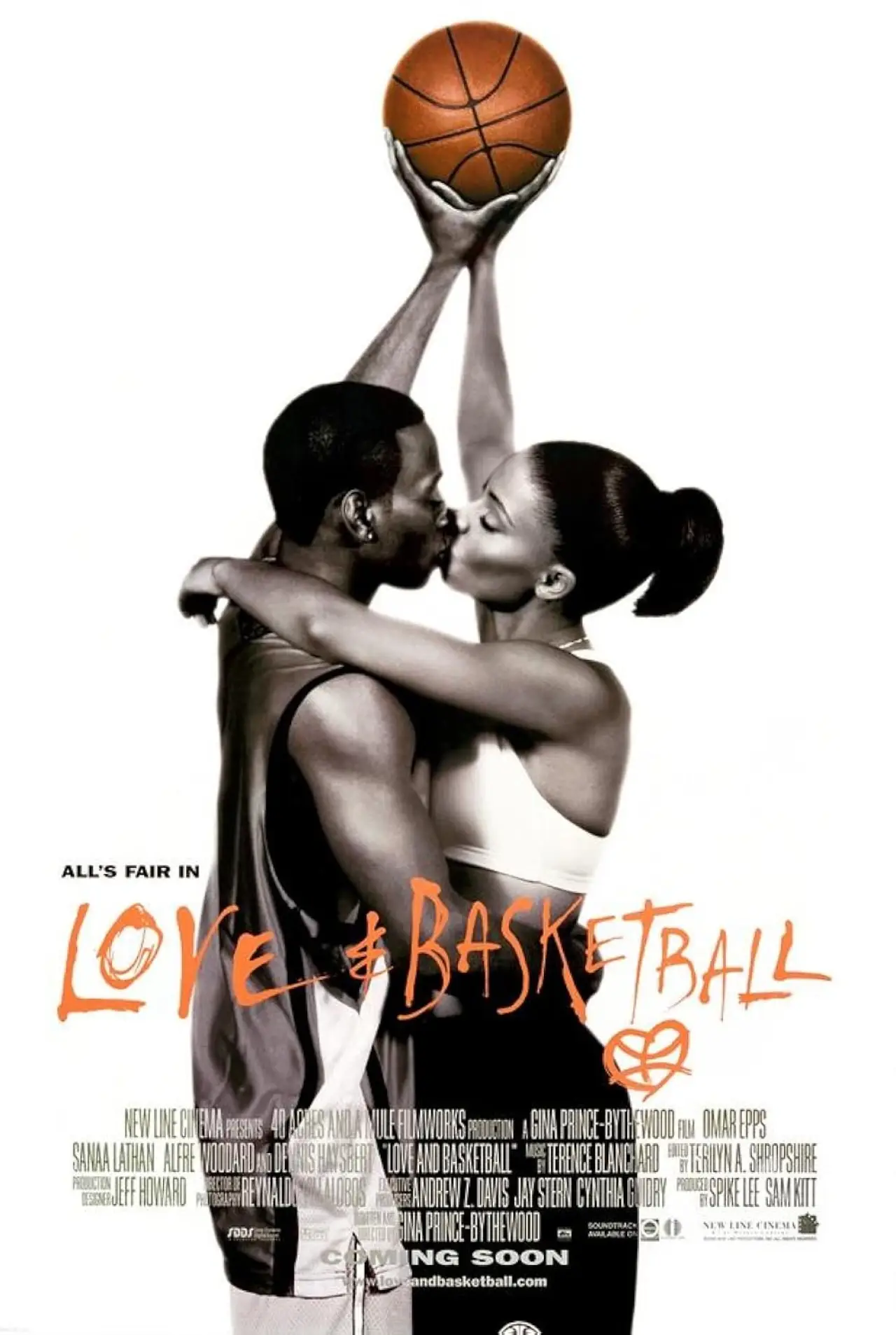 Plakat filmowy "Playing for Your Heart: The Making of “Love & Basketball”"