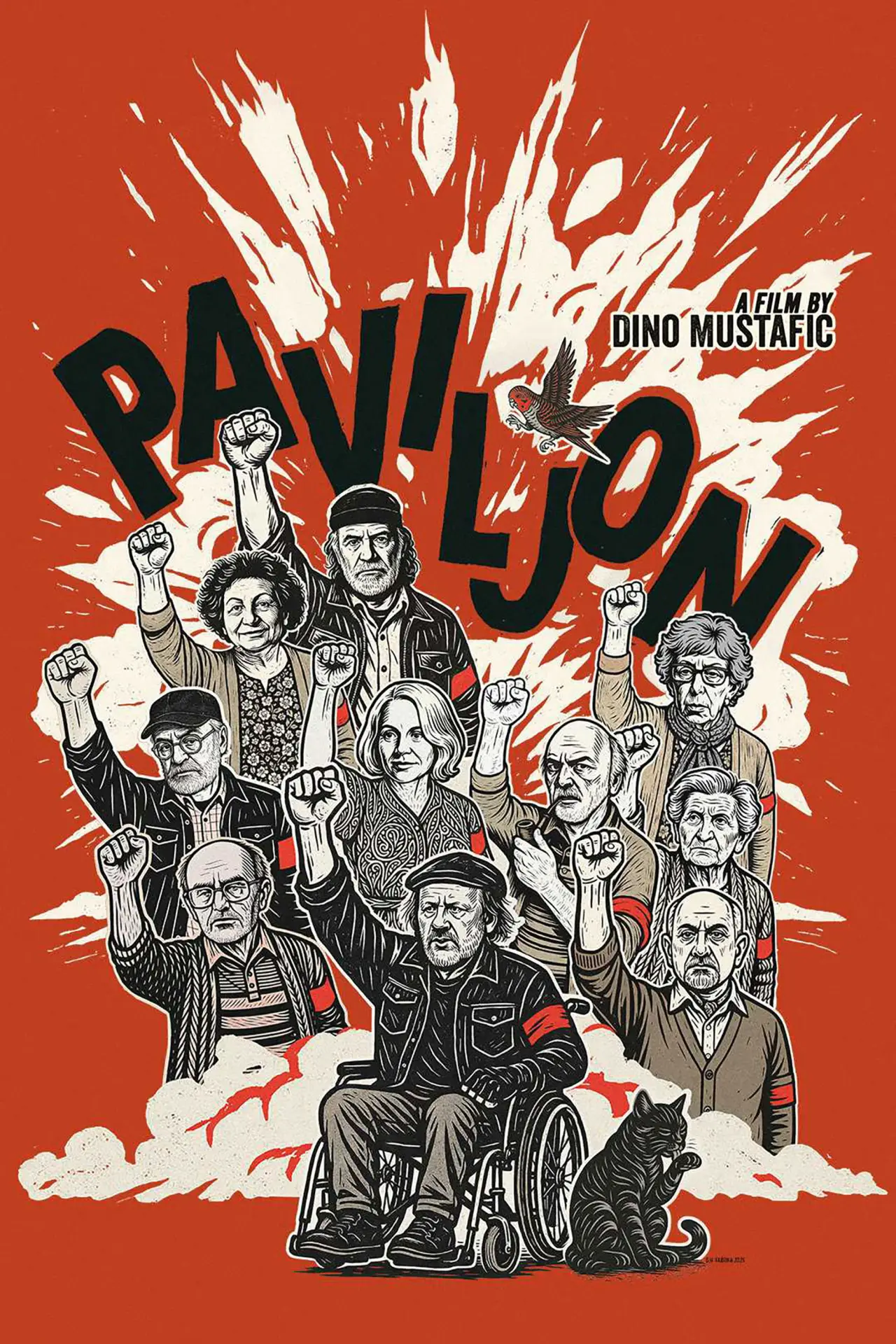 Plakat filmowy "Paviljon"