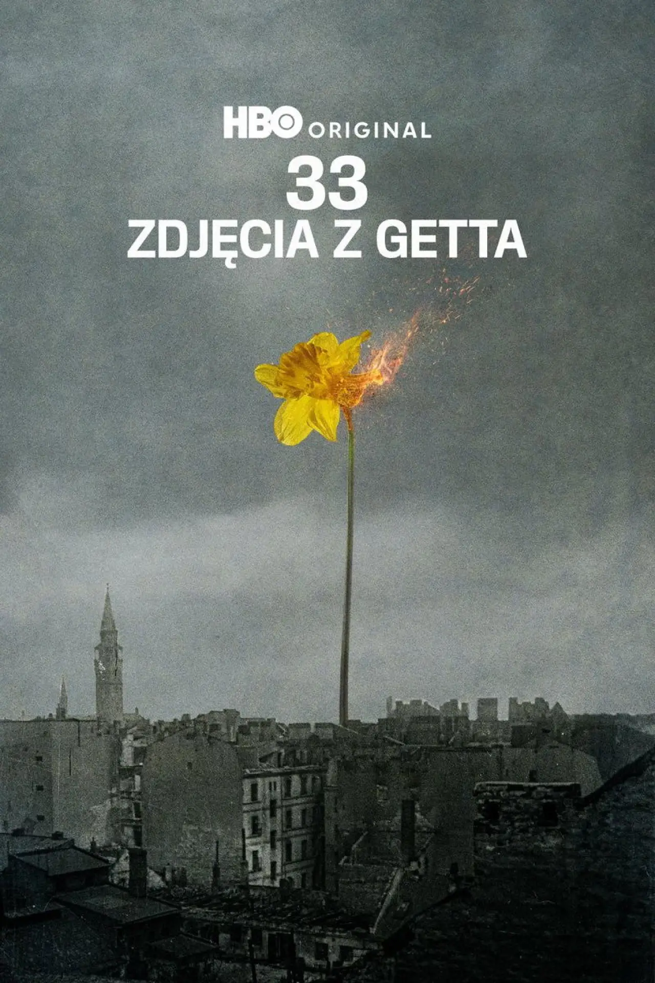 Plakat filmowy "33 zdjęcia z getta"
