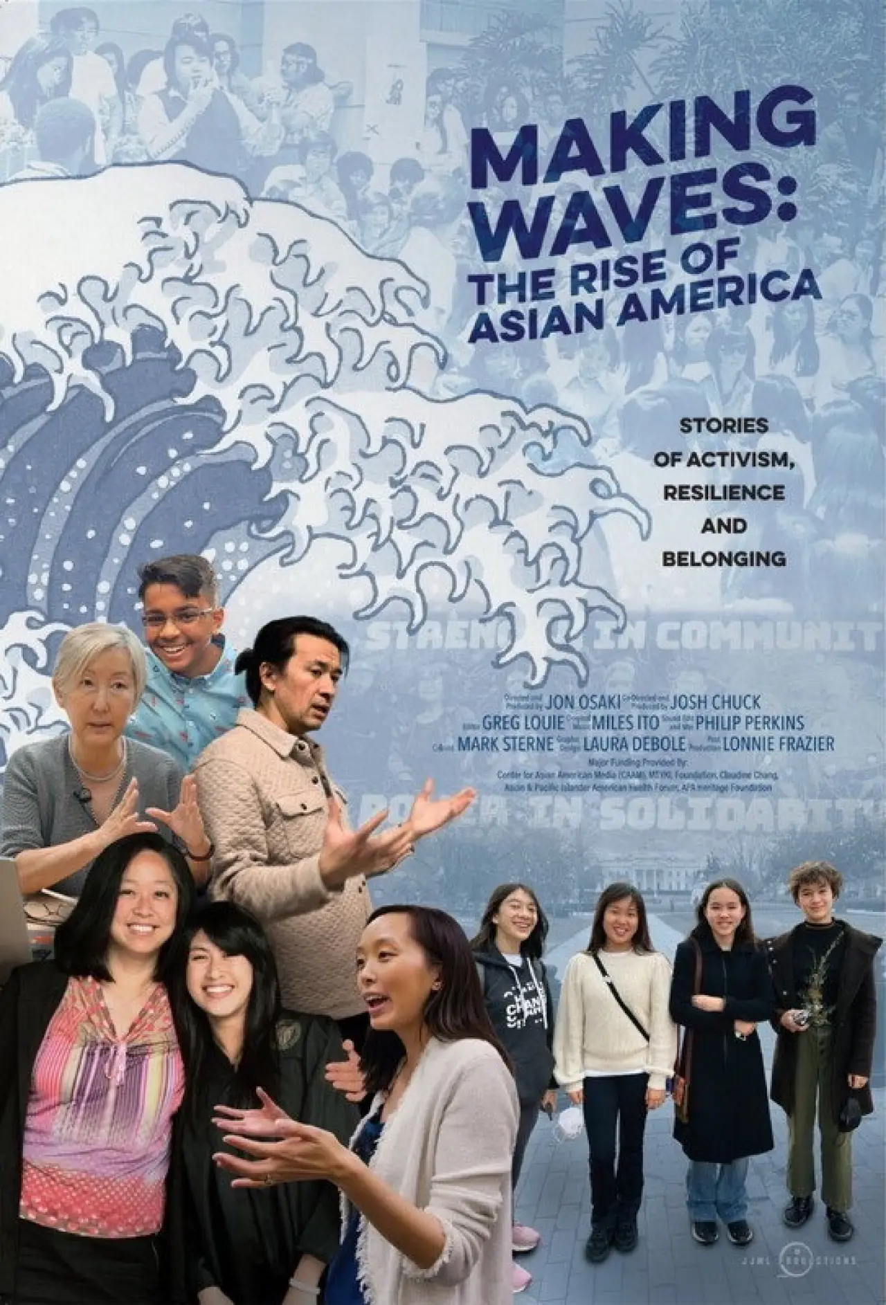 Plakat filmowy "Making Waves: The Rise of Asian America"