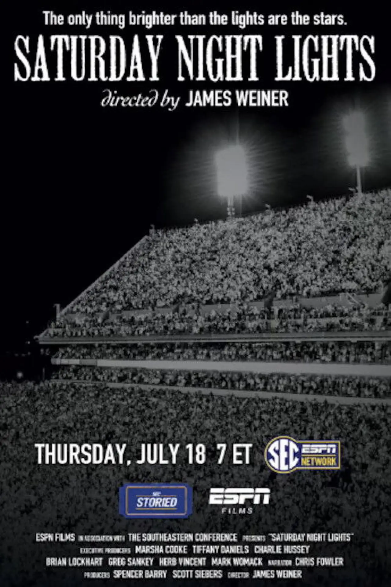 Plakat filmowy "Saturday Night Lights"