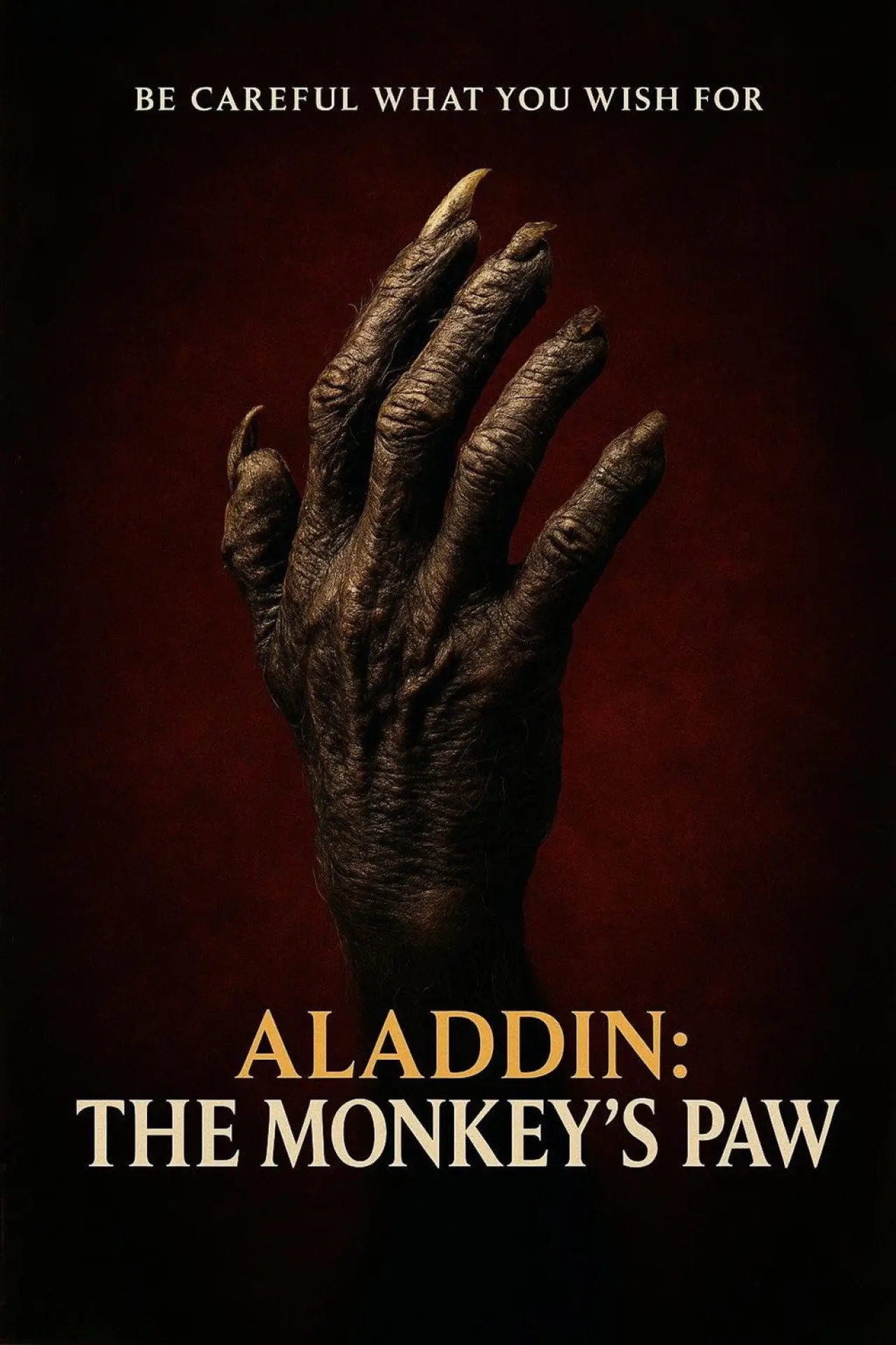 Plakat filmowy "Aladdin: The Monkey’s Paw"