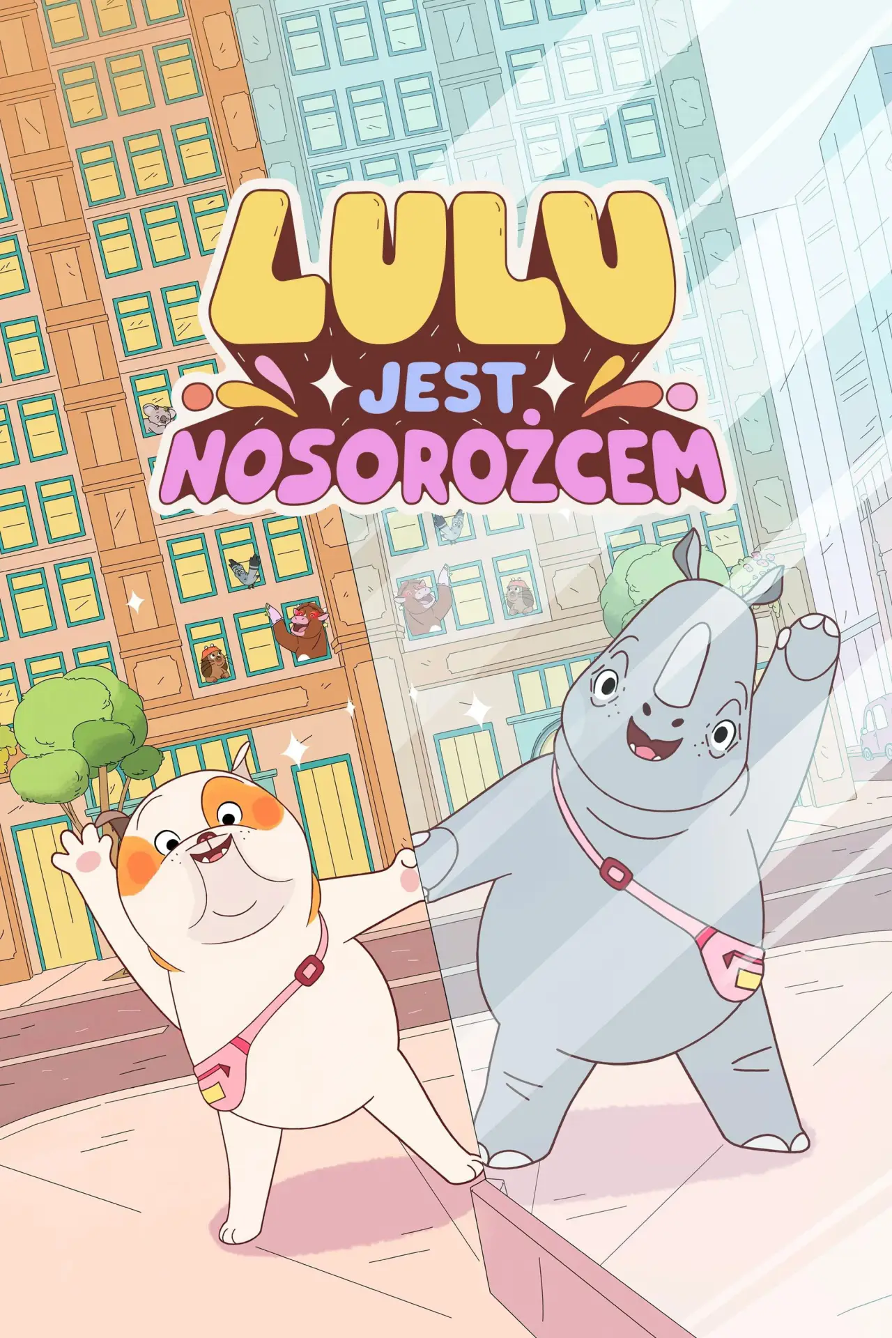 Plakat filmowy "Lulu jest nosorożcem"