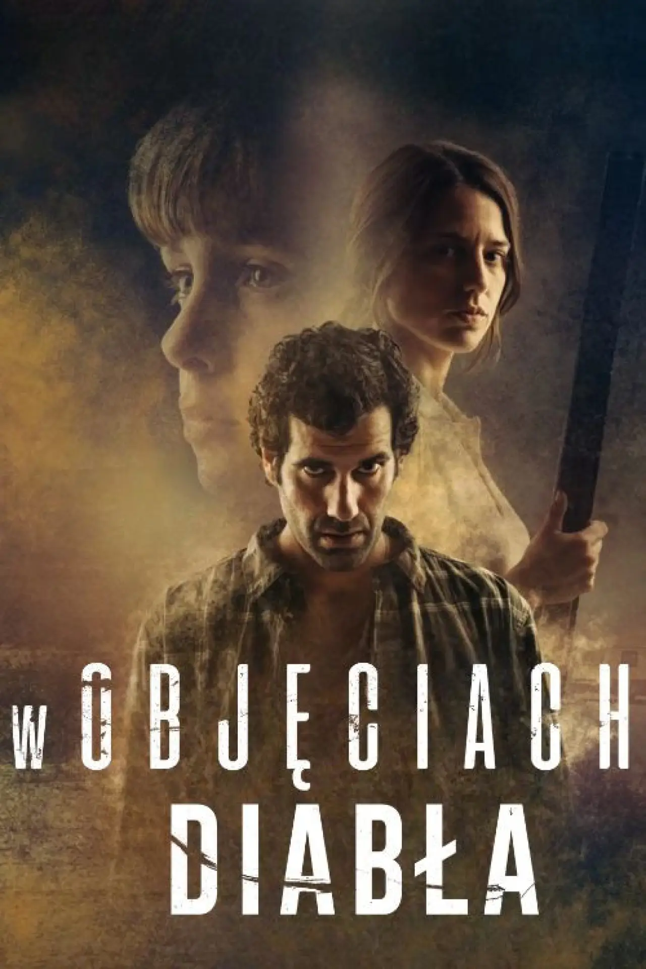 Plakat filmowy "W objęciach diabła"