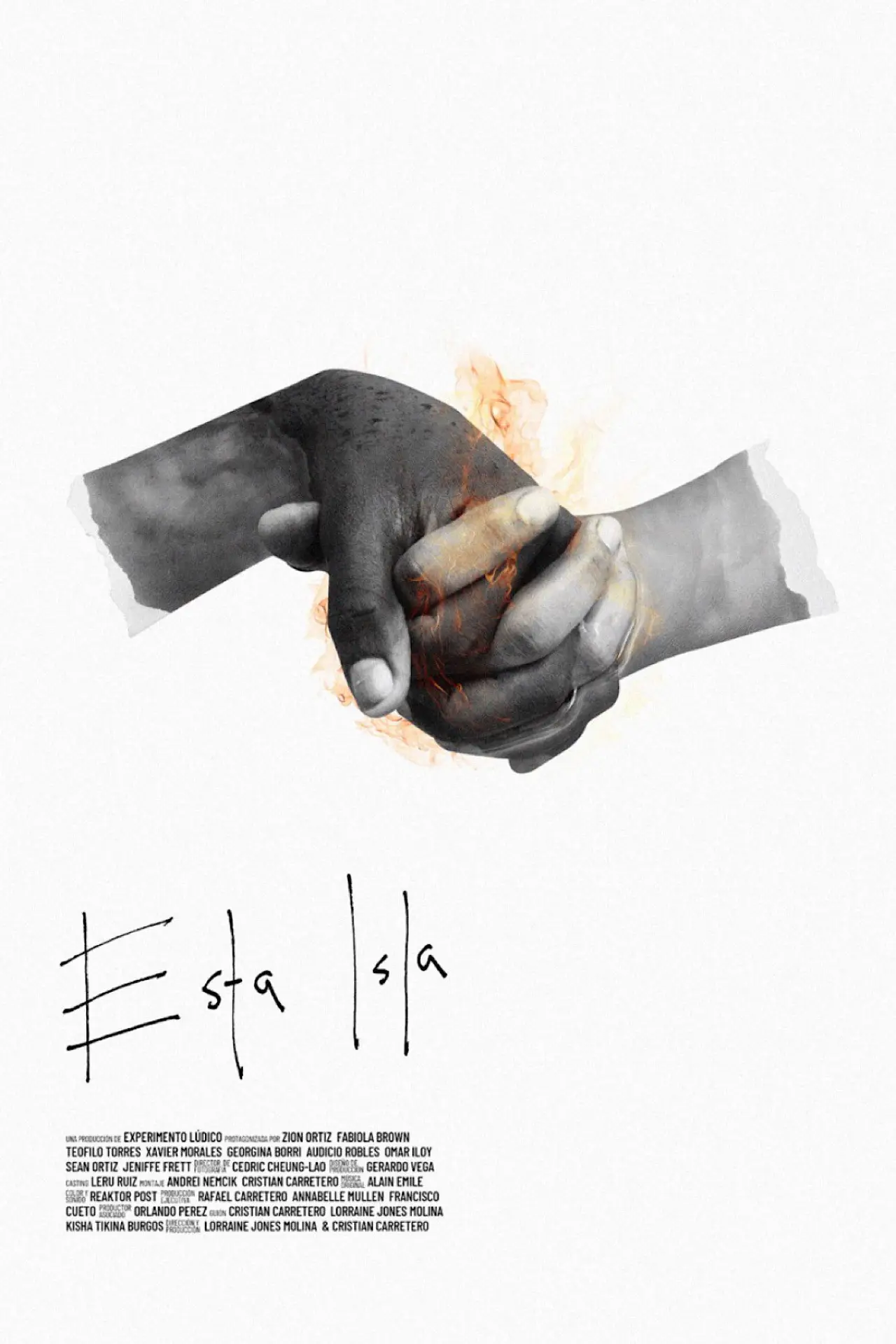 Plakat filmowy "Esta Isla"