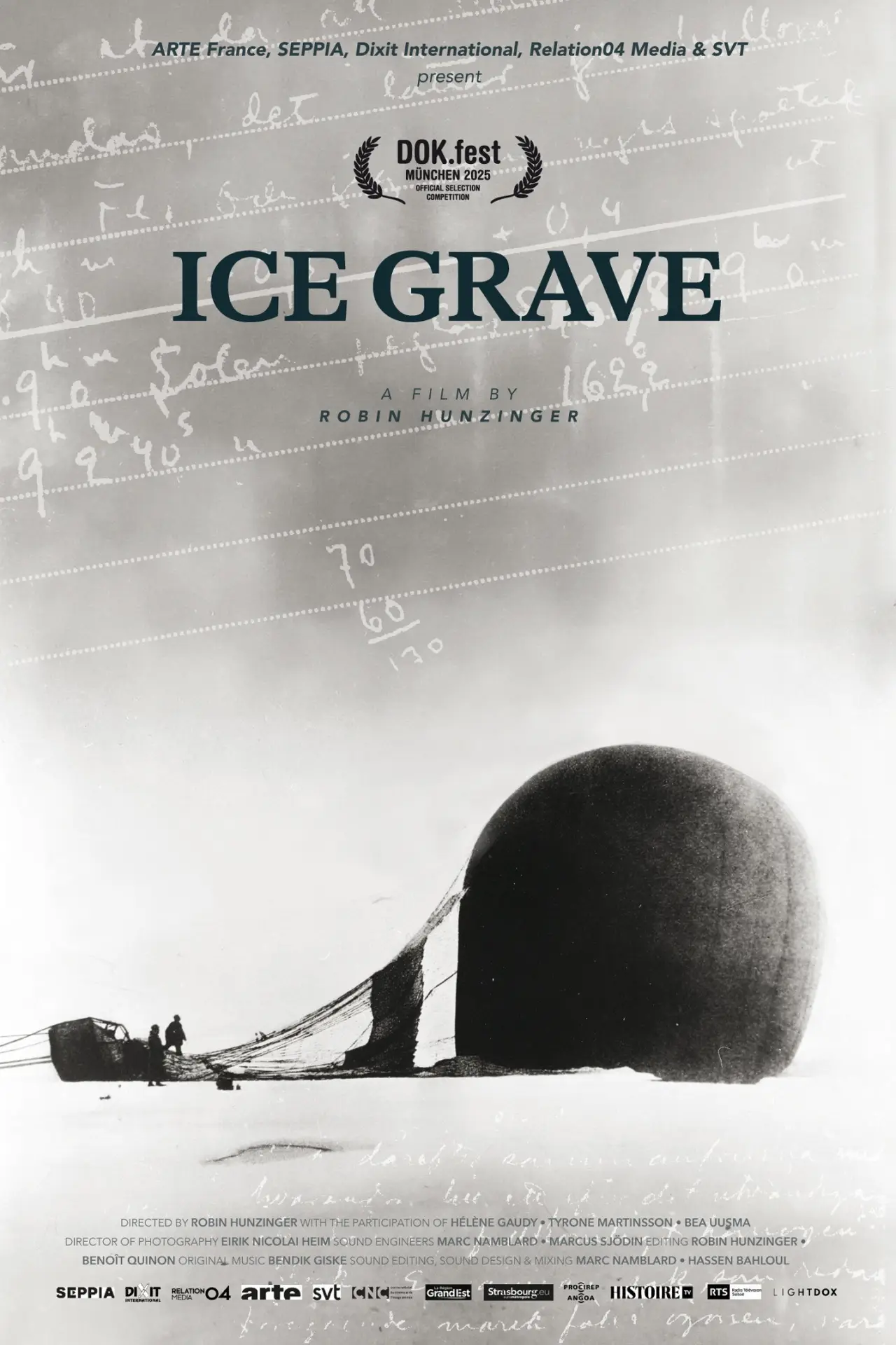 Plakat filmowy "Lodowy grobowiec"