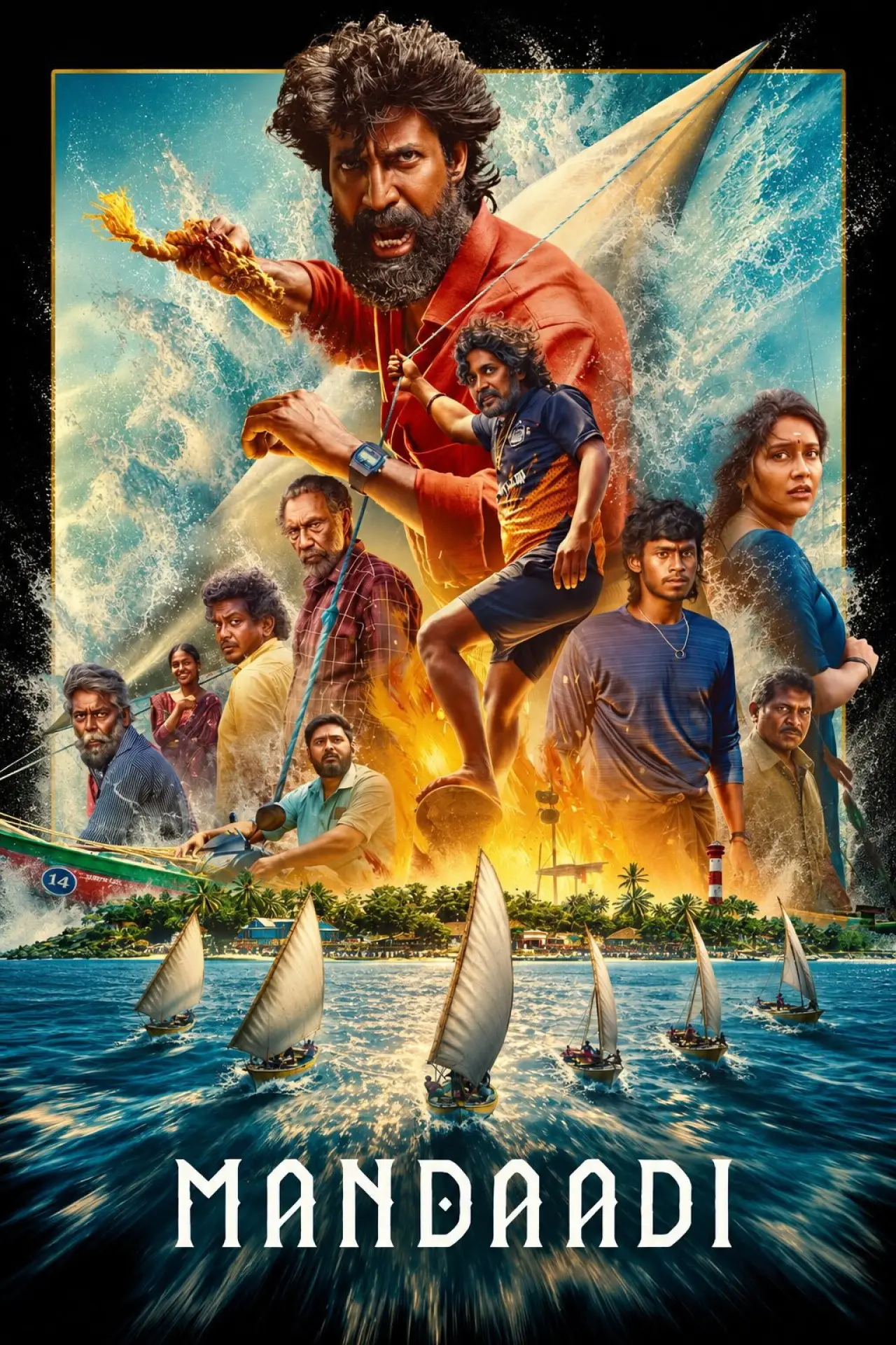 Plakat filmowy "மண்டாடி"