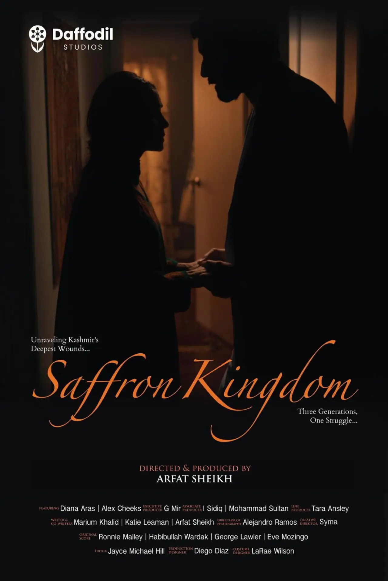 Plakat filmowy "Saffron Kingdom"