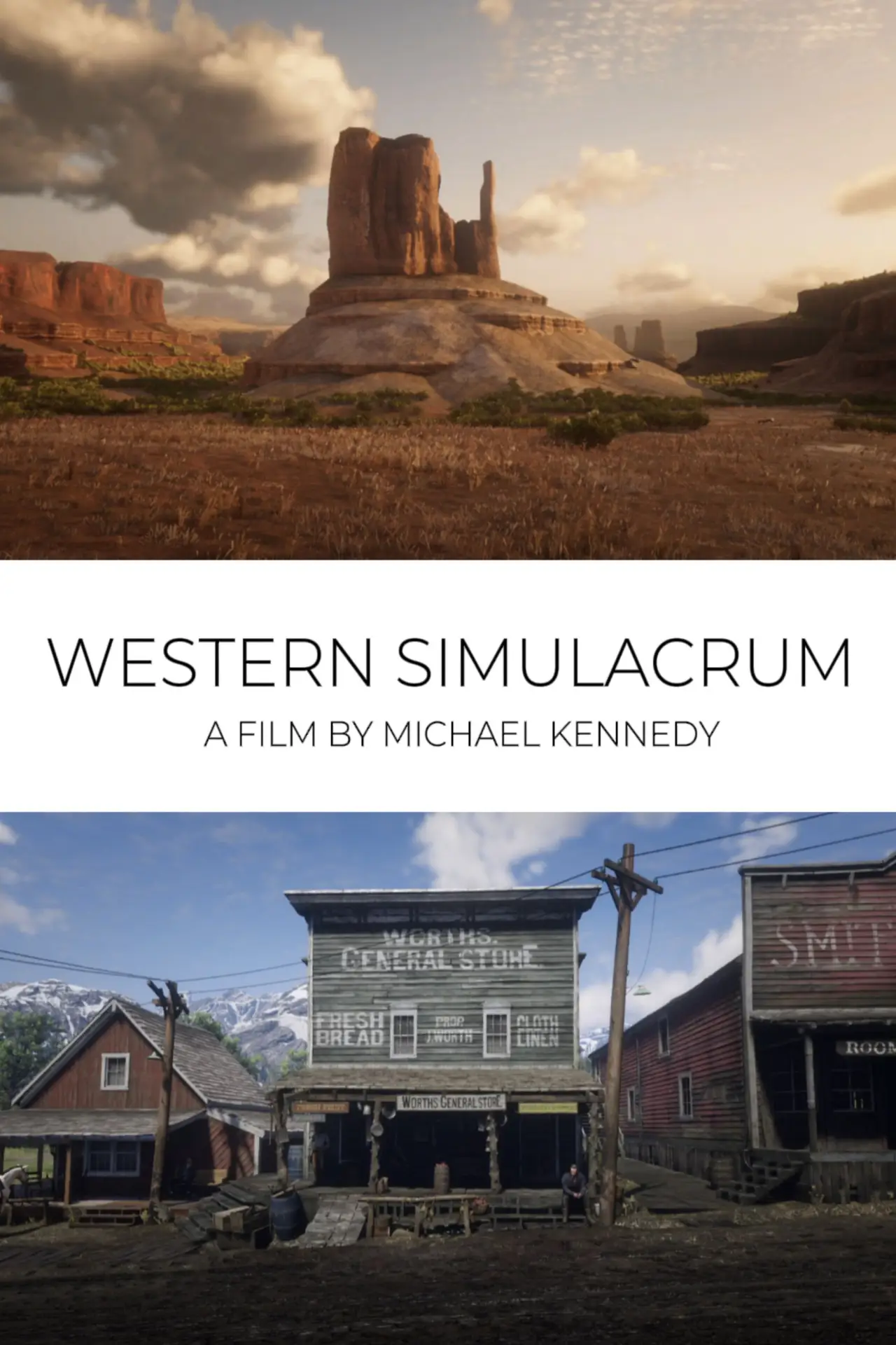 Plakat filmowy "Western Simulacrum"