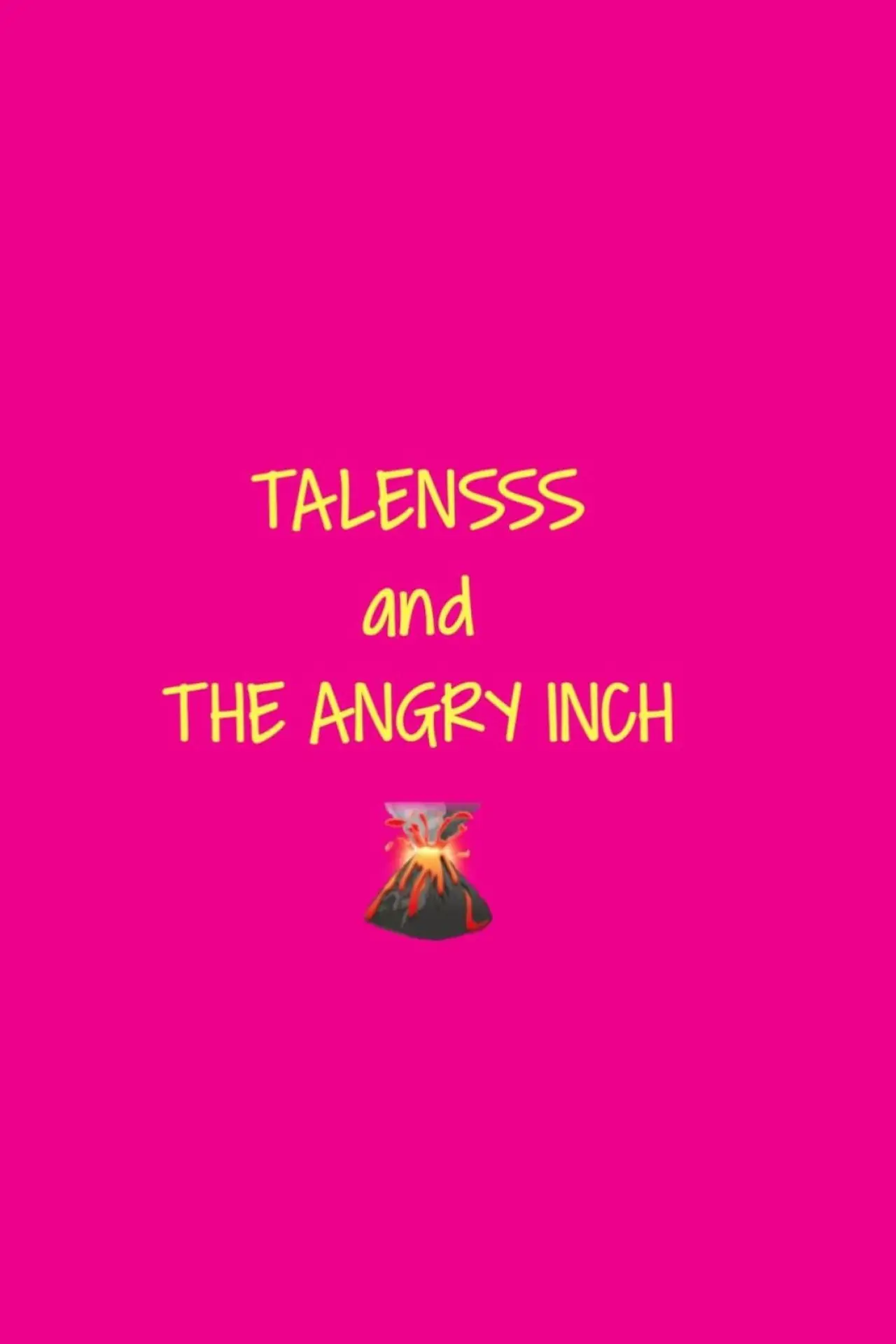 Plakat filmowy "TALENSSS and The Angry Inch"