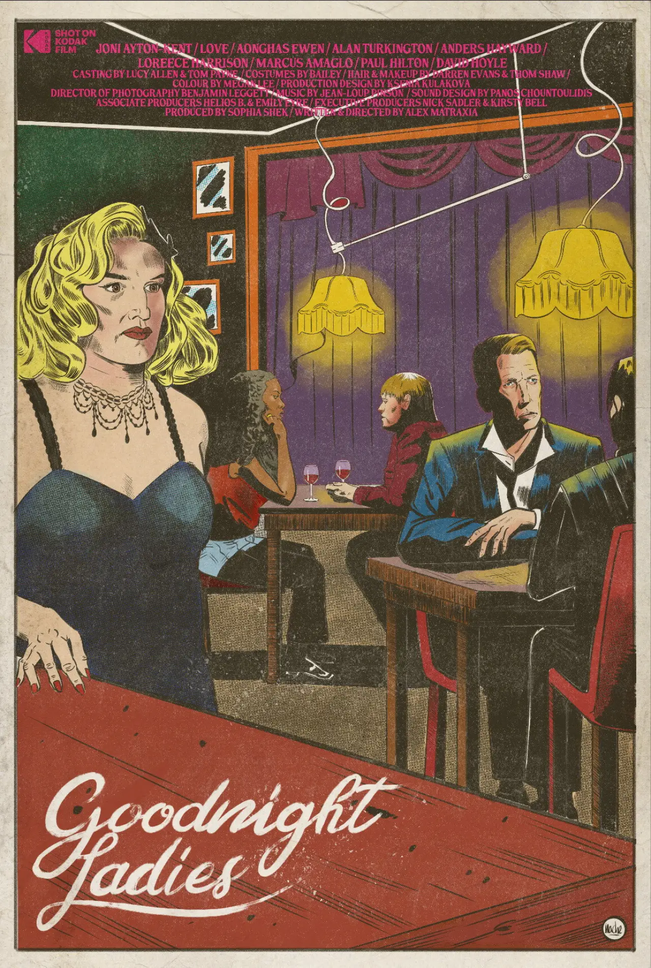 Plakat filmowy "Goodnight Ladies"