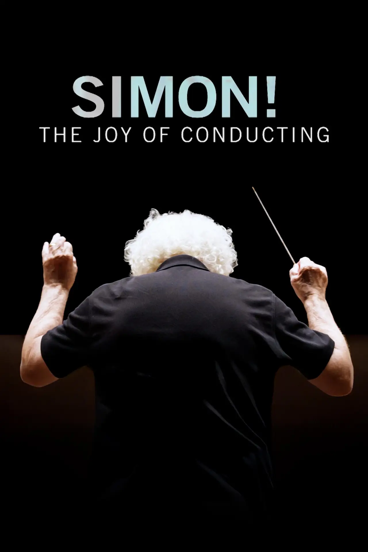Plakat filmowy "Simon Rattle - Vom Glück des Dirigierens"