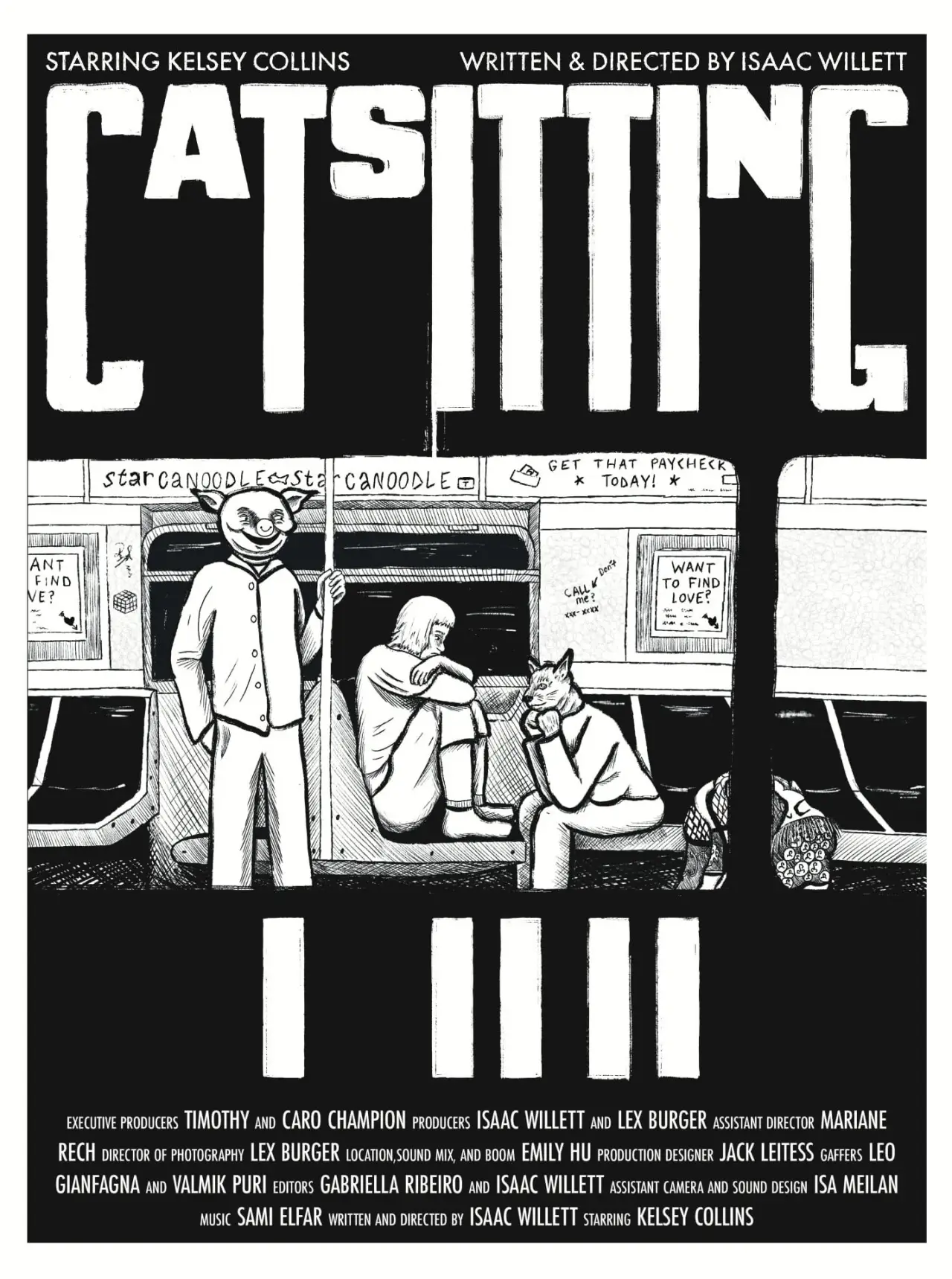 Plakat filmowy "Catsitting"