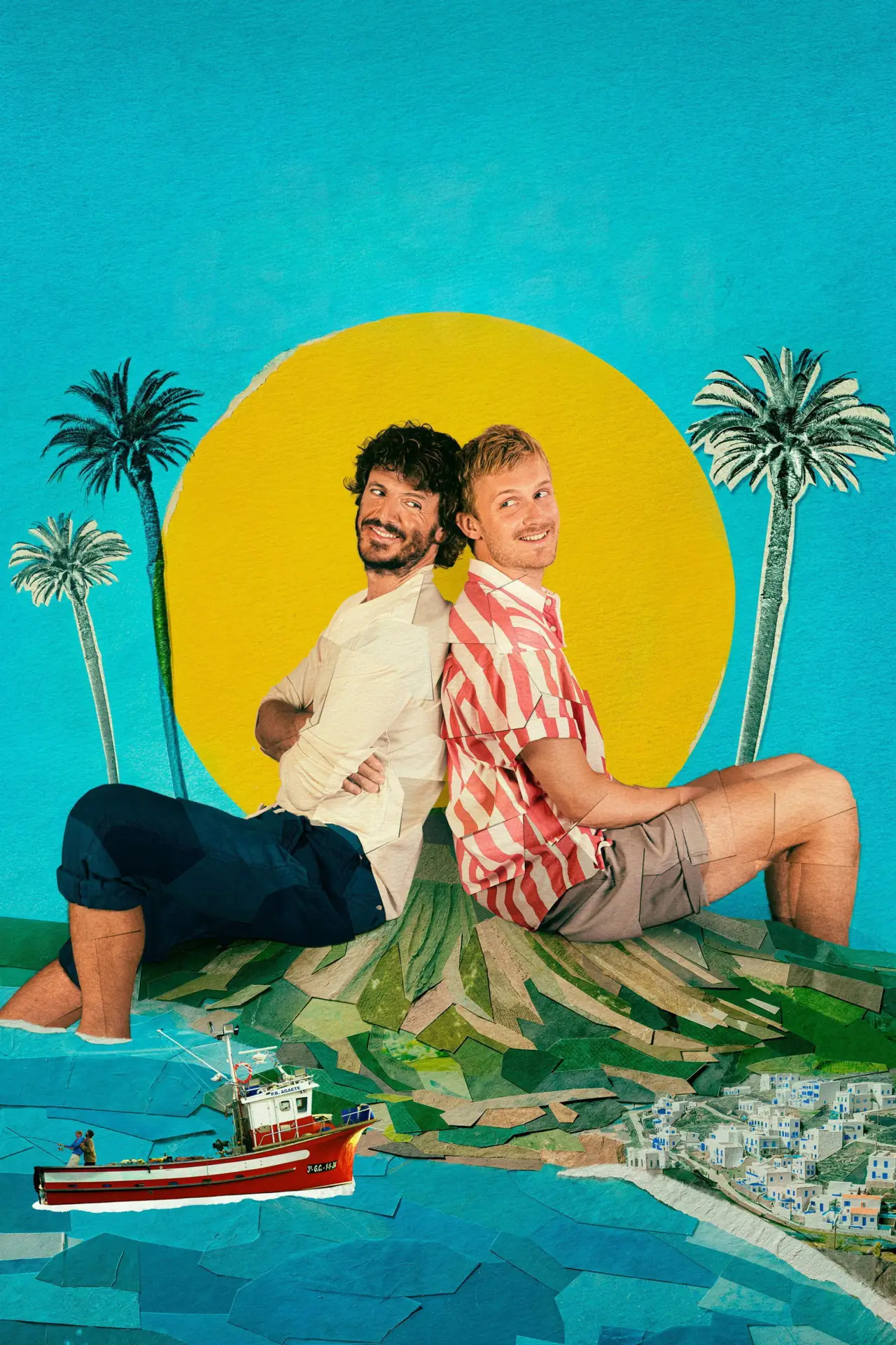 Plakat filmowy "A una isla de ti"
