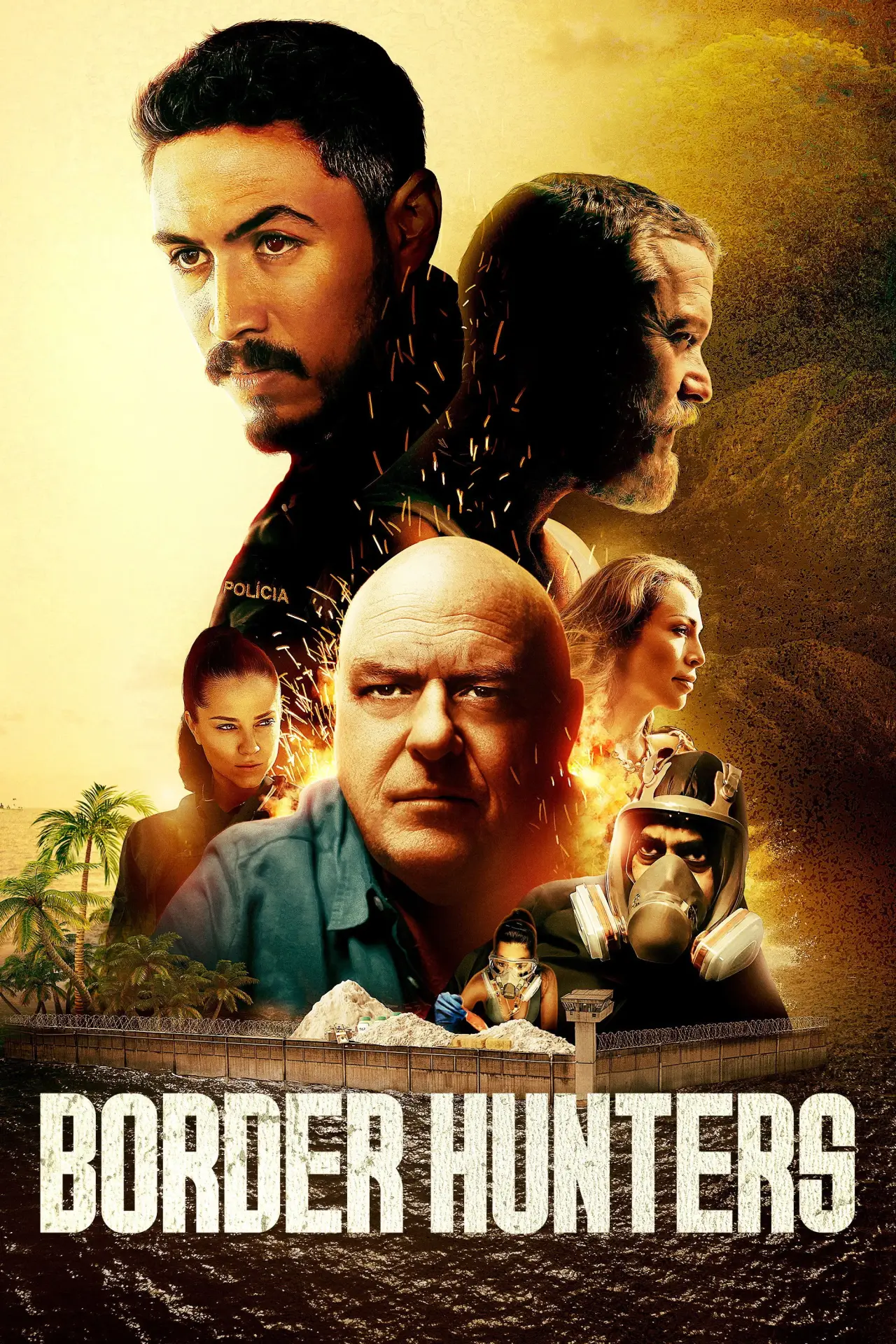 Plakat filmowy "Border Hunters"