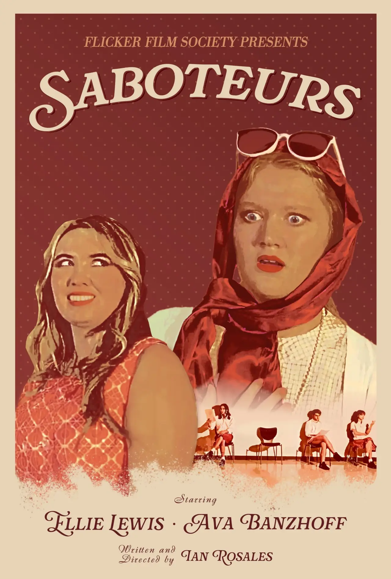 Plakat filmowy "Saboteurs"
