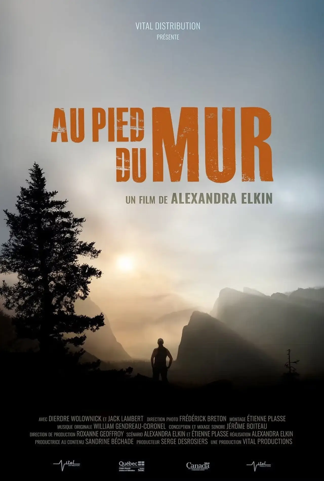 Plakat filmowy "Au pied du mur"