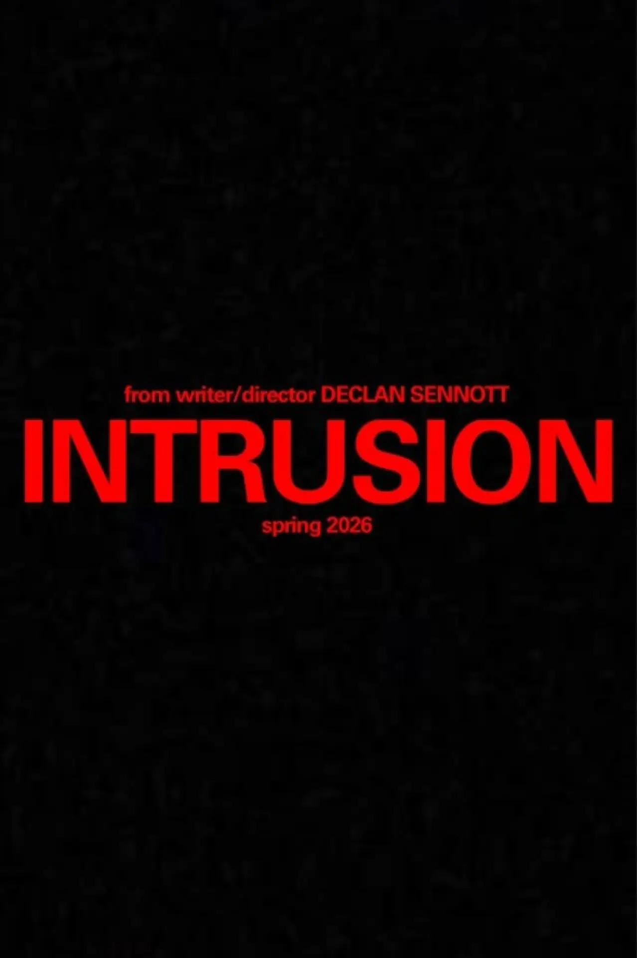 Plakat filmowy "Intrusion"