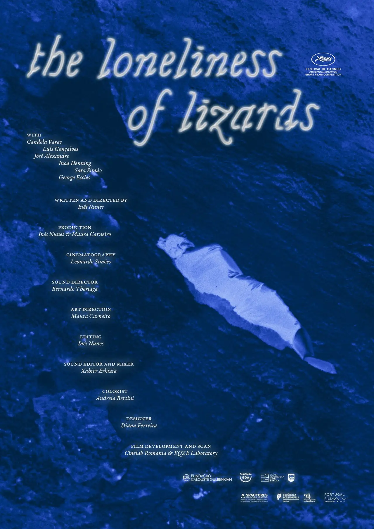 Plakat filmowy "A Solidão dos Lagartos"