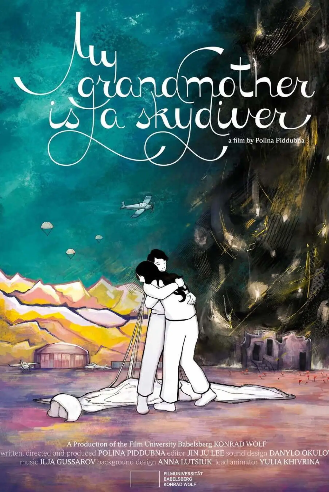 Plakat filmowy "My Grandmother Is a Skydiver"