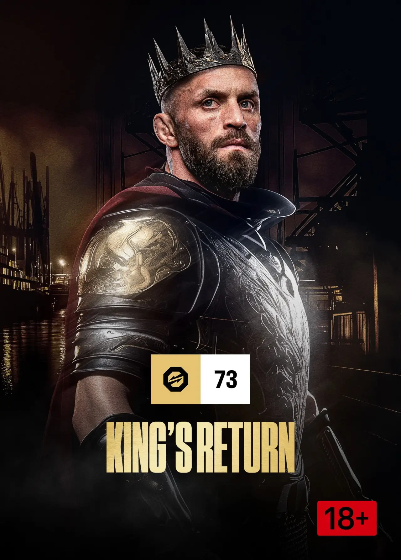 Plakat filmowy "OKTAGON 73: Eckerlin vs. Pukač"