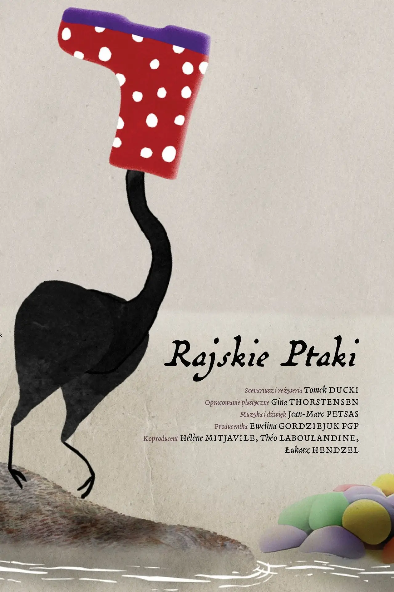 Plakat filmowy "Rajskie ptaki"