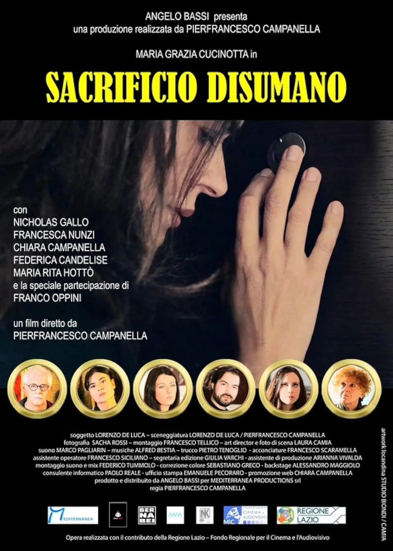 Plakat filmowy "Sacrificio disumano"