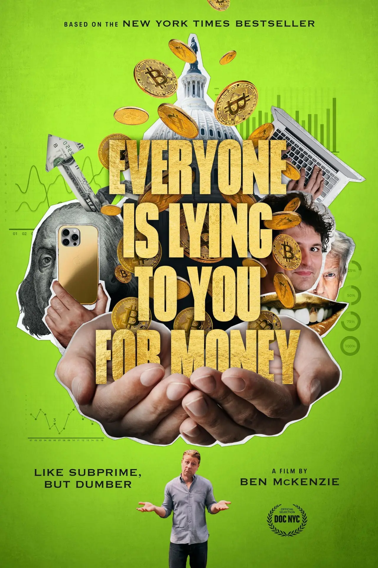 Plakat filmowy "Everyone Is Lying to You for Money"