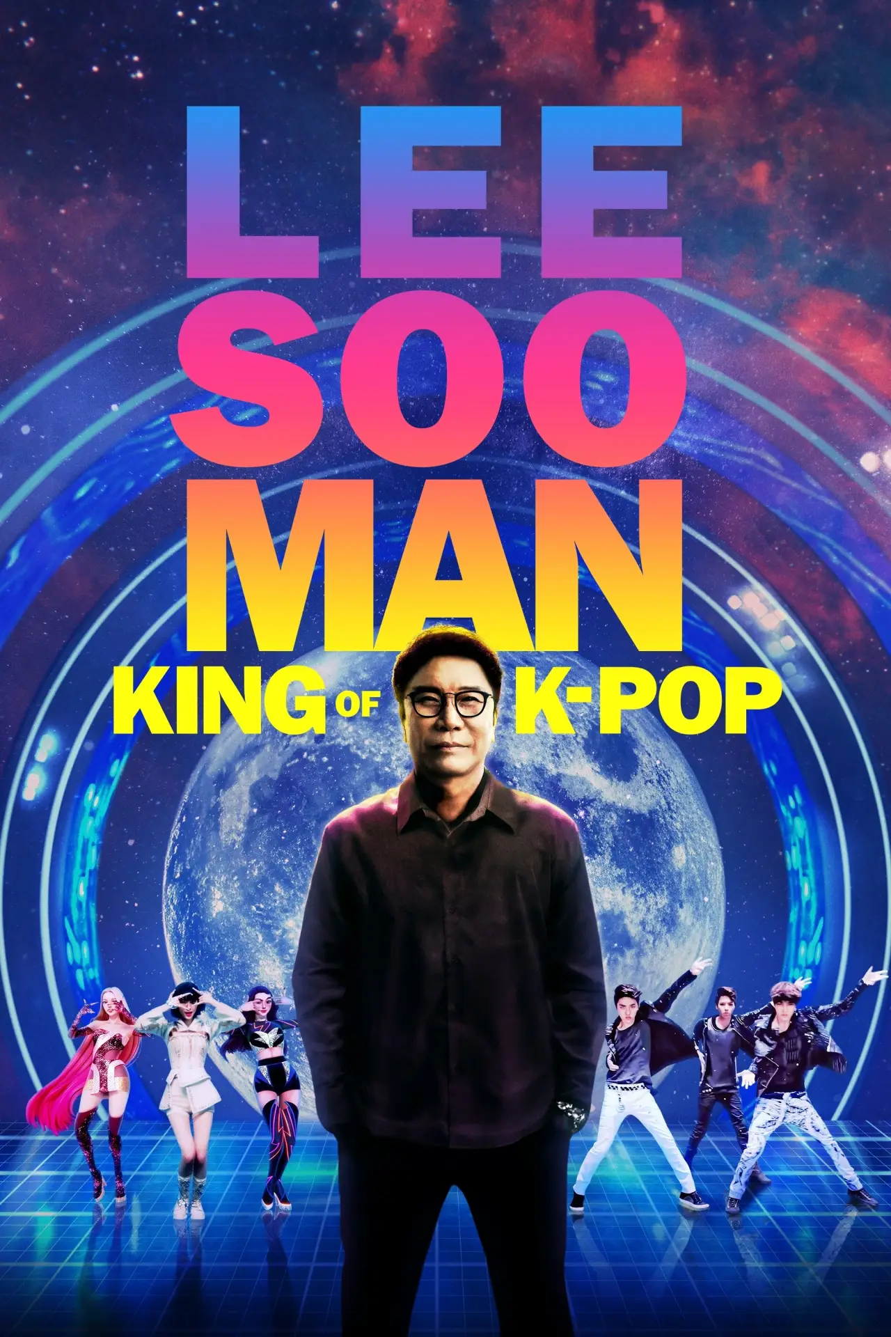 Plakat filmowy "Lee Soo Man: King of K-Pop"