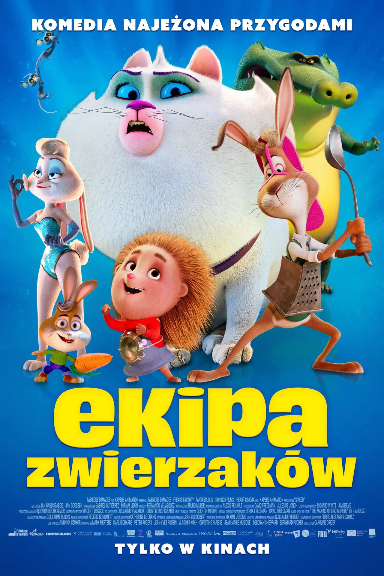 Plakat filmowy "Ekipa zwierzaków"