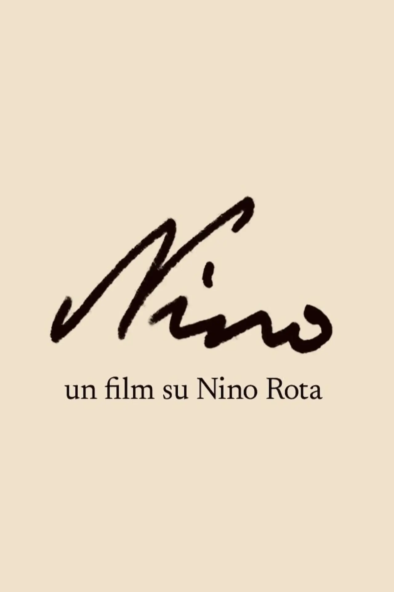 Plakat filmowy "Nino - Un film su Nino Rota"