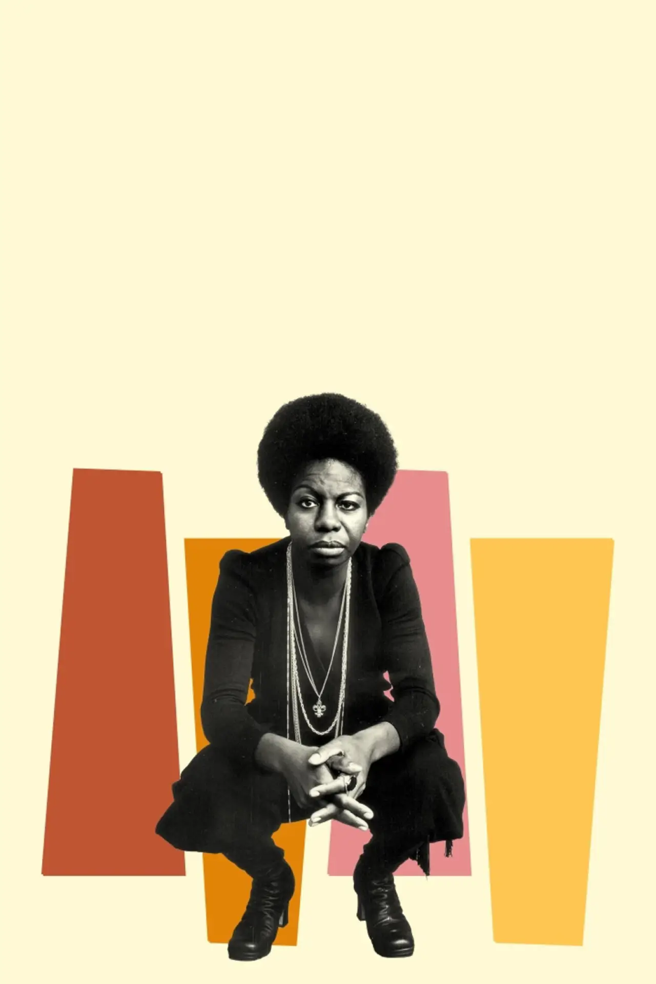 Plakat filmowy "Nina Simone, la rebelle"