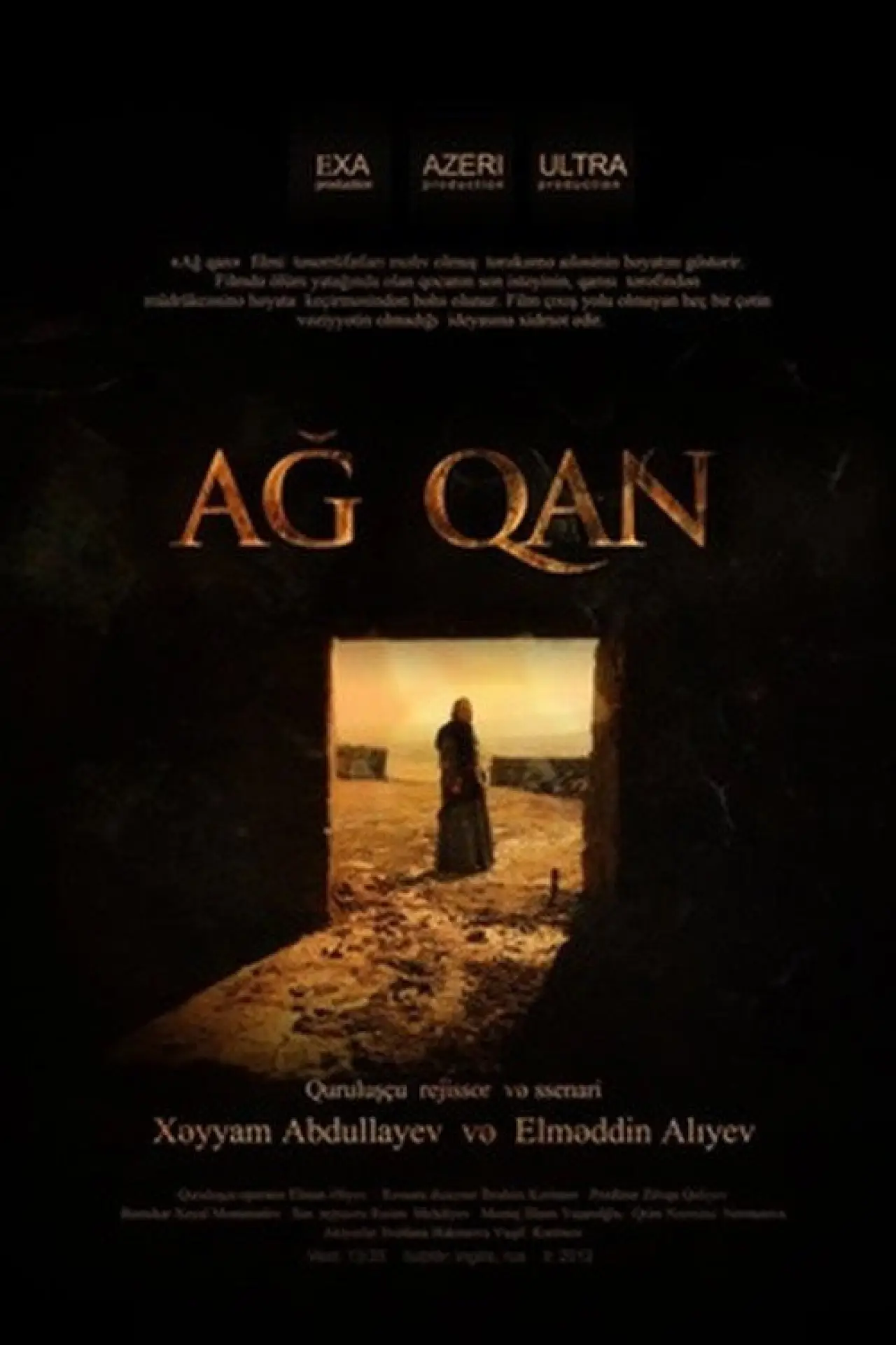Plakat filmowy "Ağ qan"