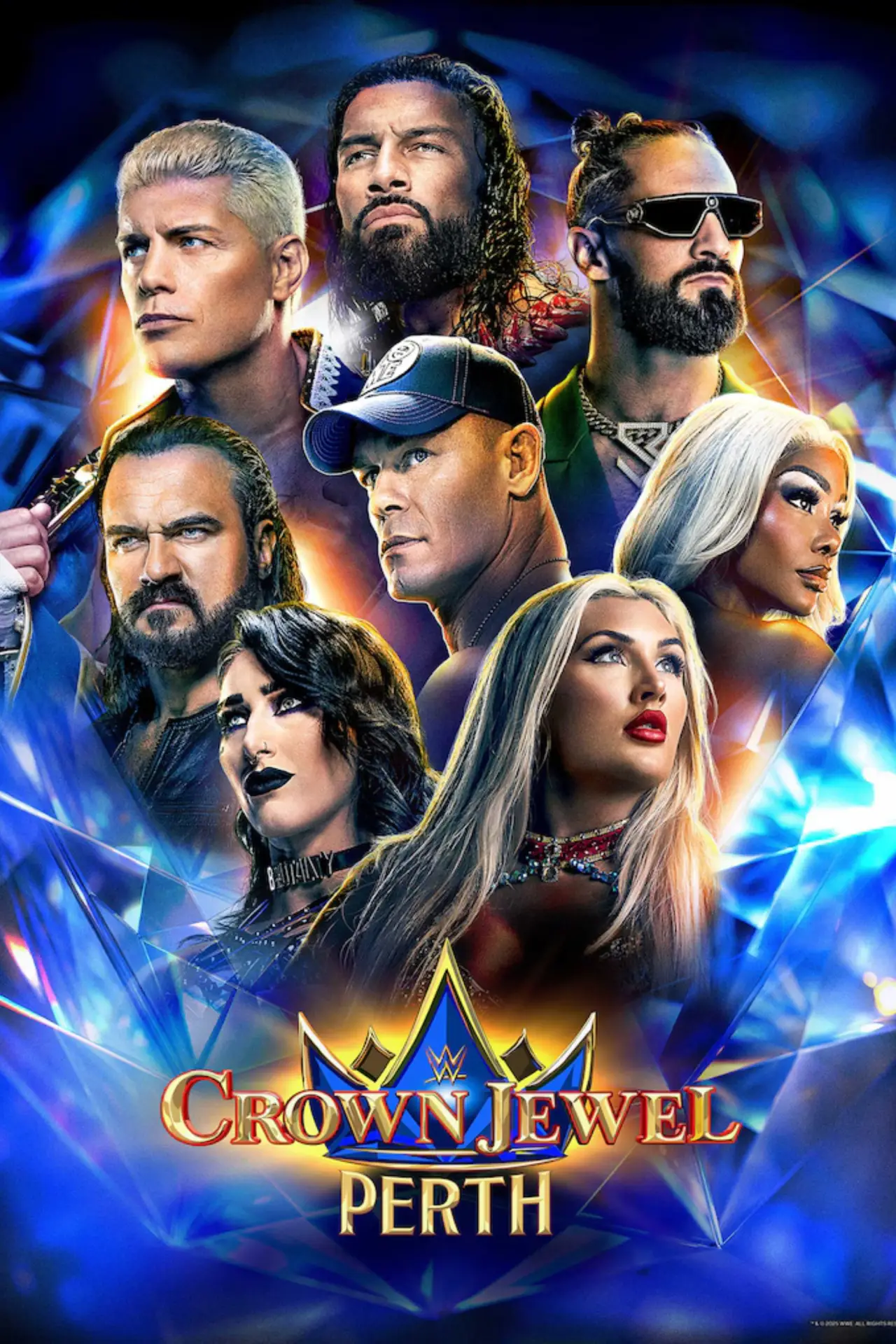 Plakat filmowy "WWE Crown Jewel 2025"