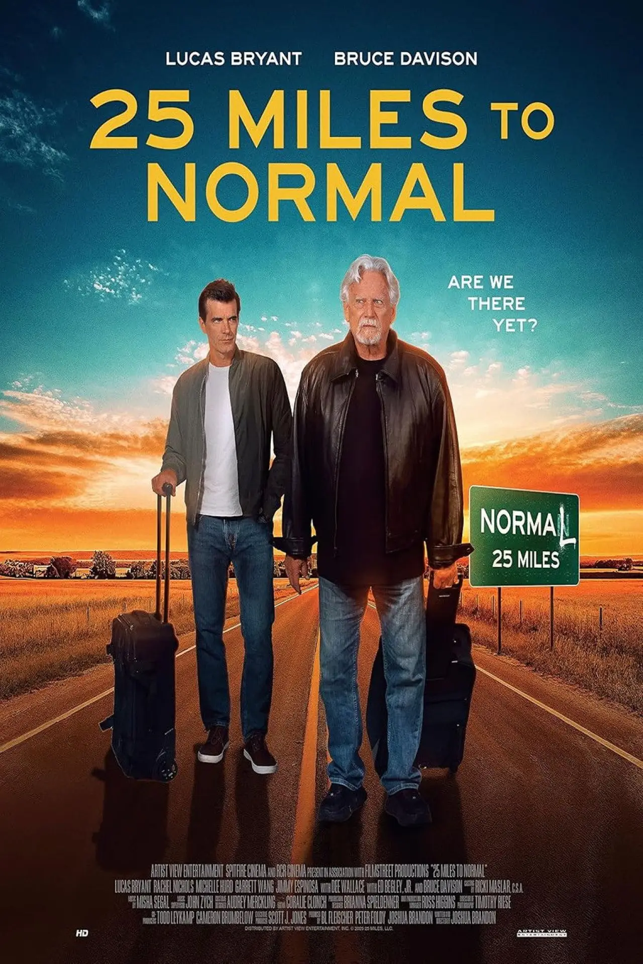 Plakat filmowy "25 Miles to Normal"