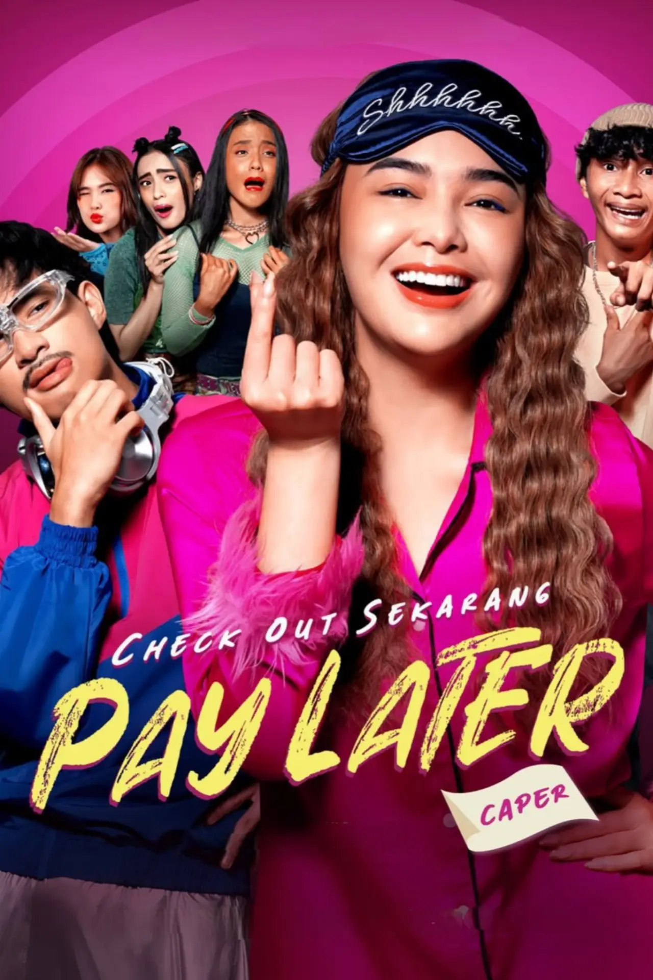 Plakat filmowy "Check Out Sekarang, Pay Later (Caper)"