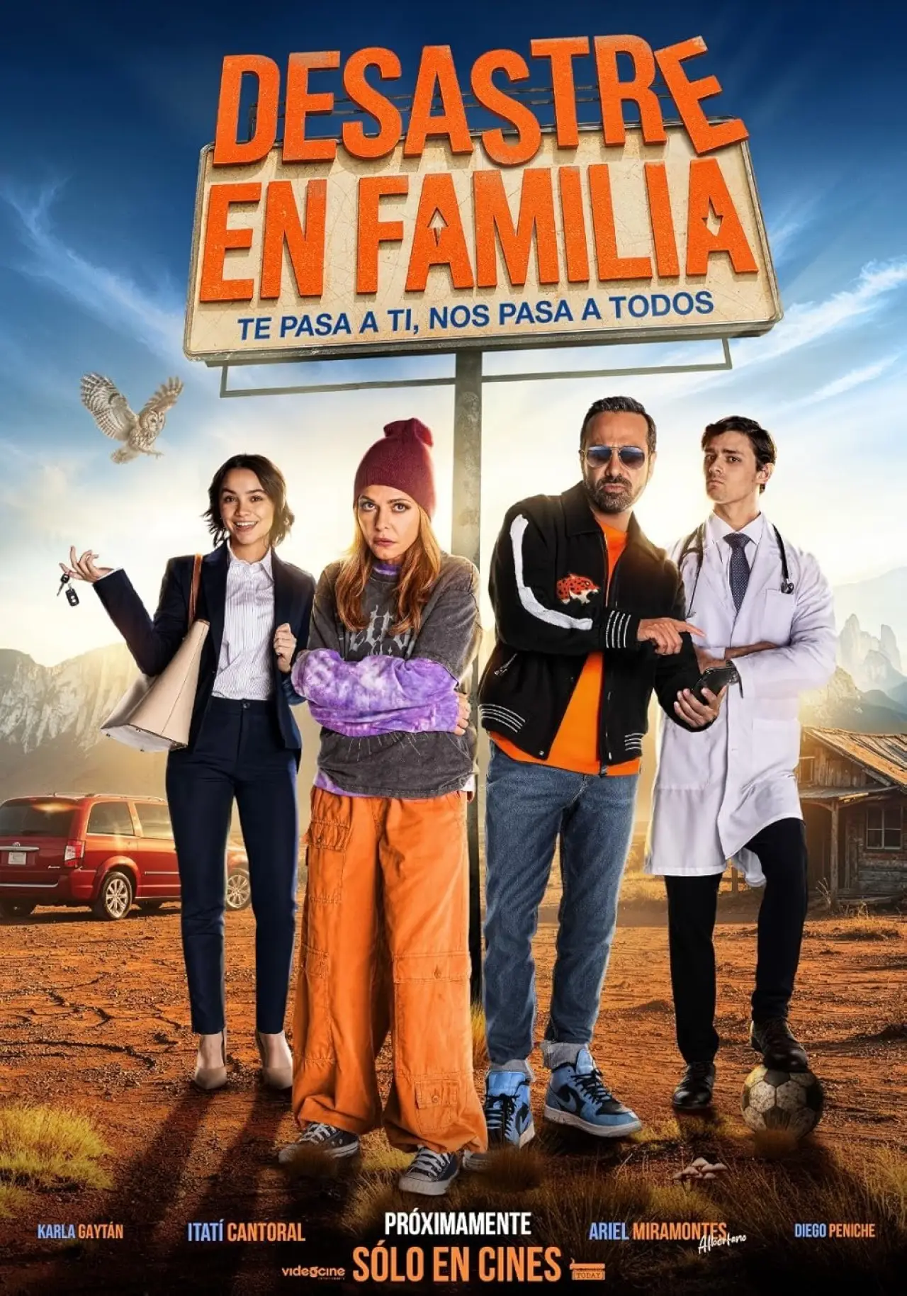 Plakat filmowy "Desastre en familia"
