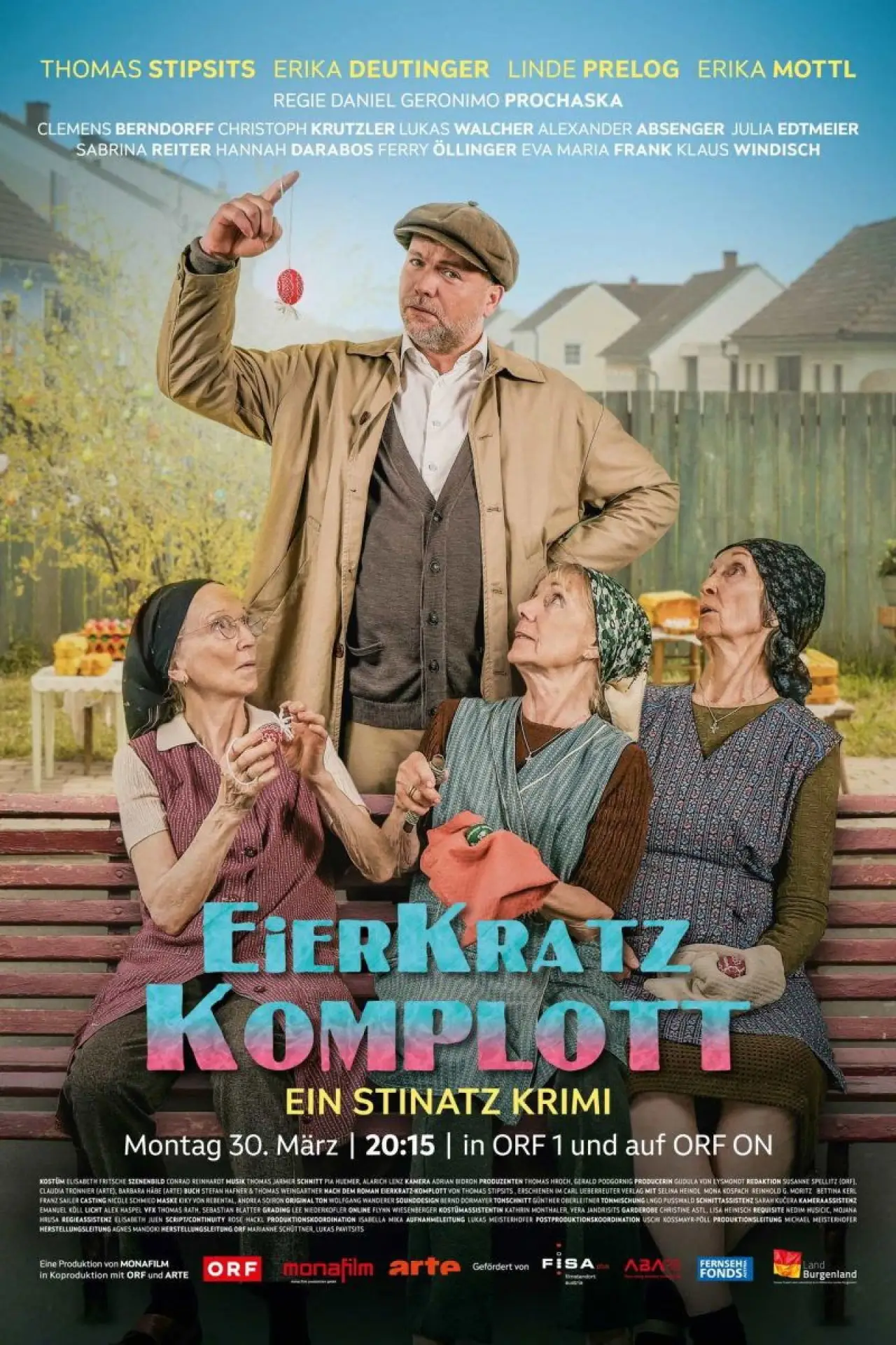 Plakat filmowy "Eierkratzkomplott: Ein Stinatz-Krimi"