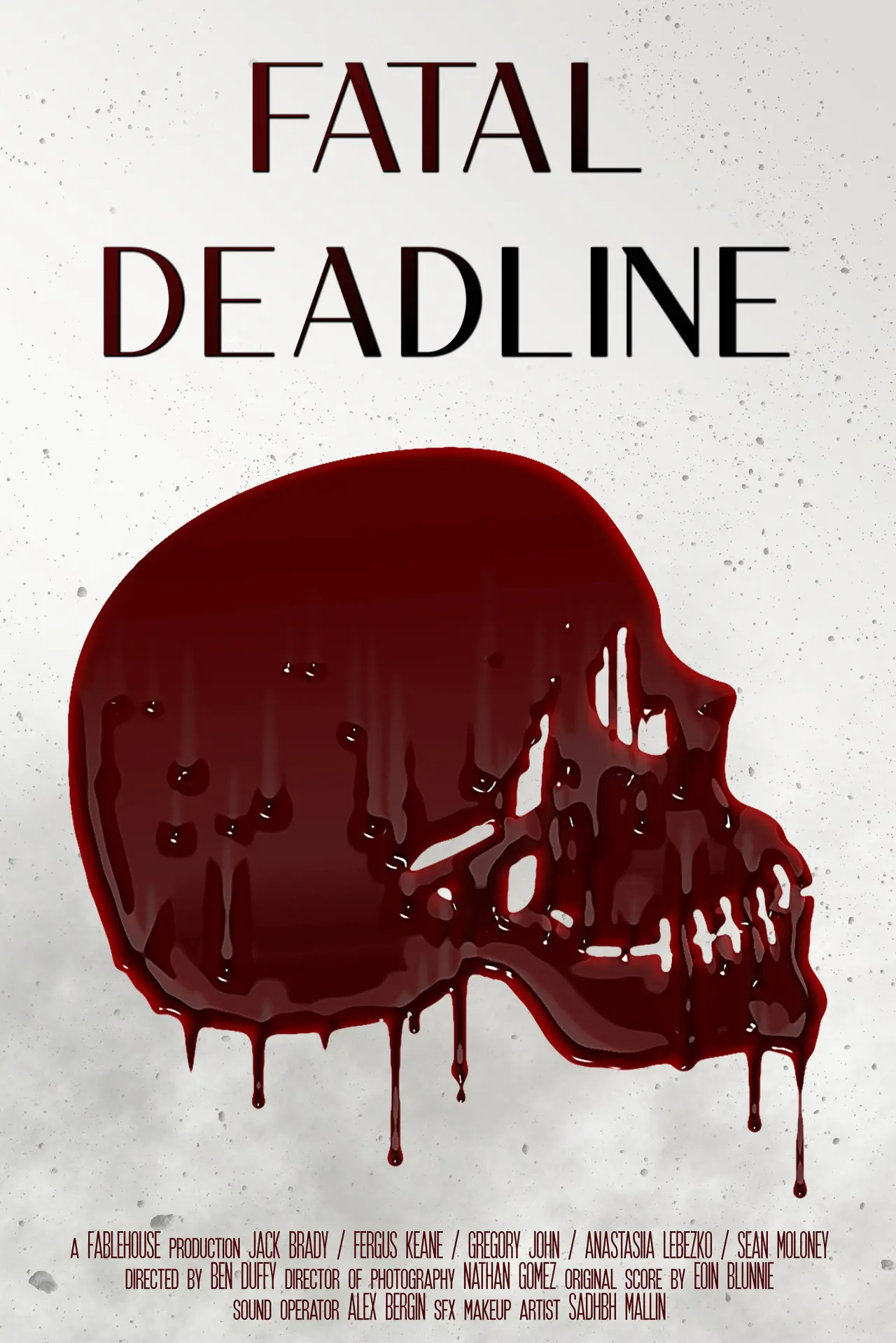 Plakat filmowy "Fatal Deadline"