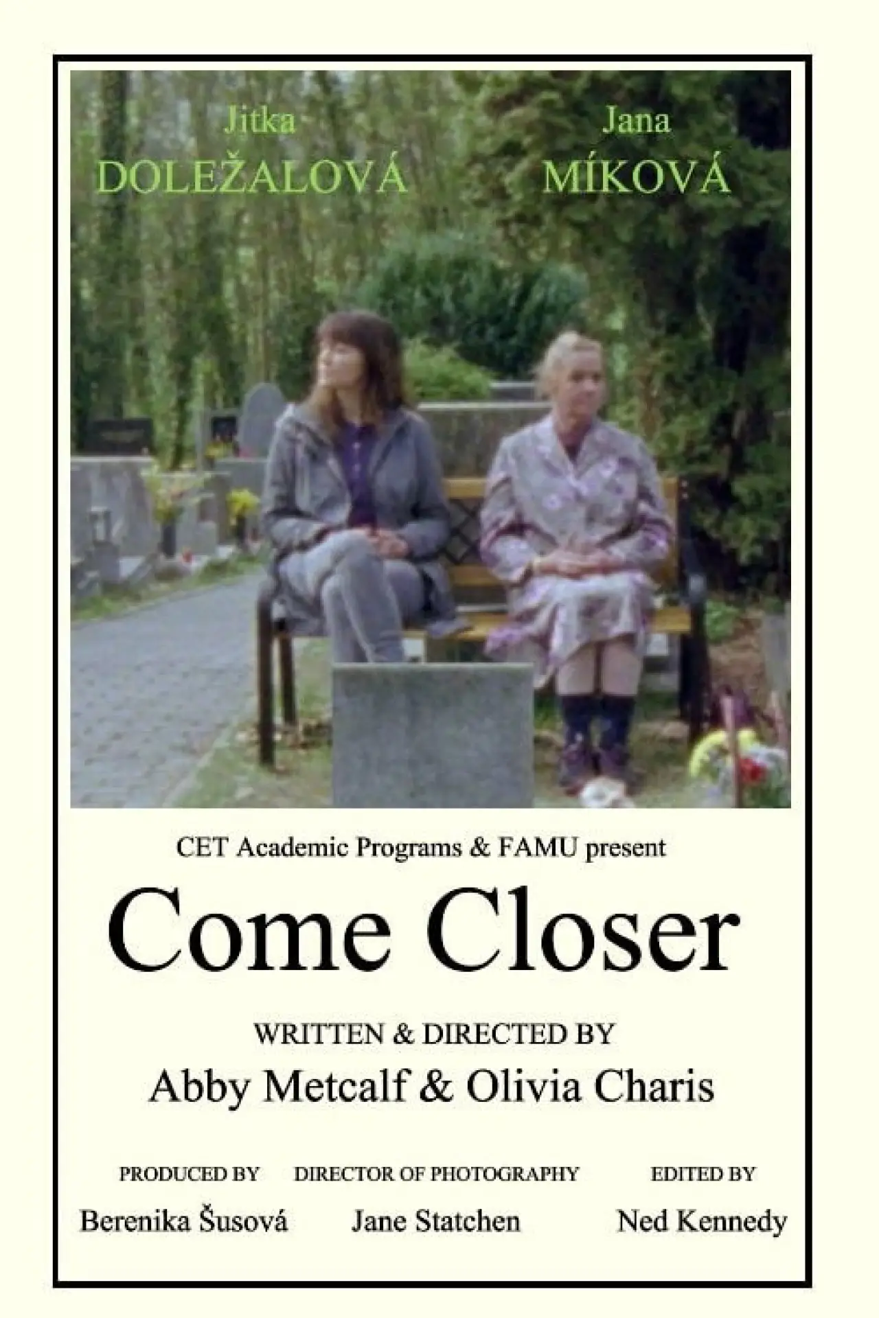Plakat filmowy "Come Closer"