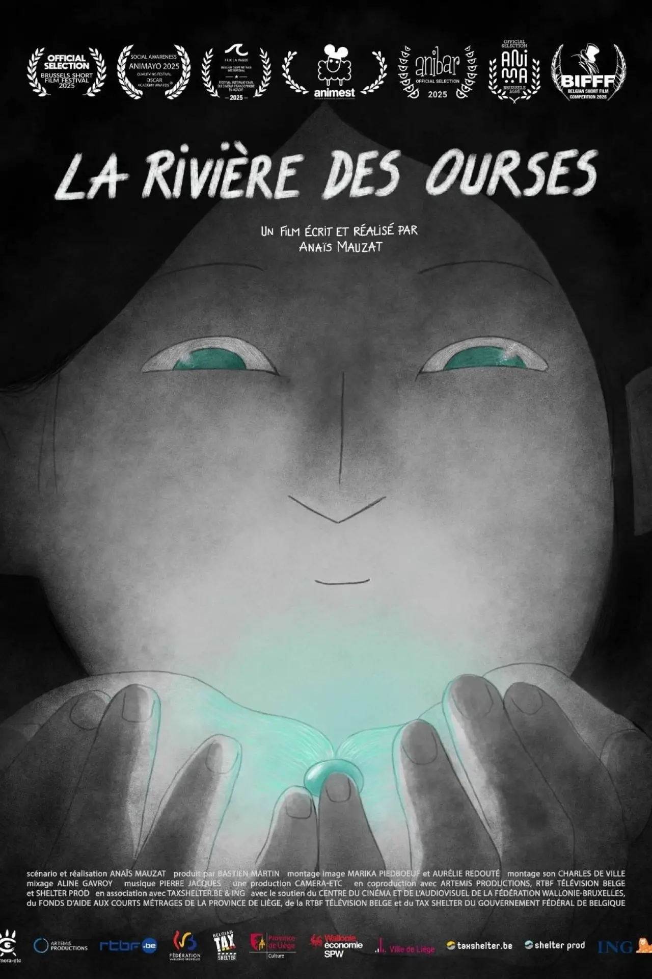 Plakat filmowy "La rivière des ourses"