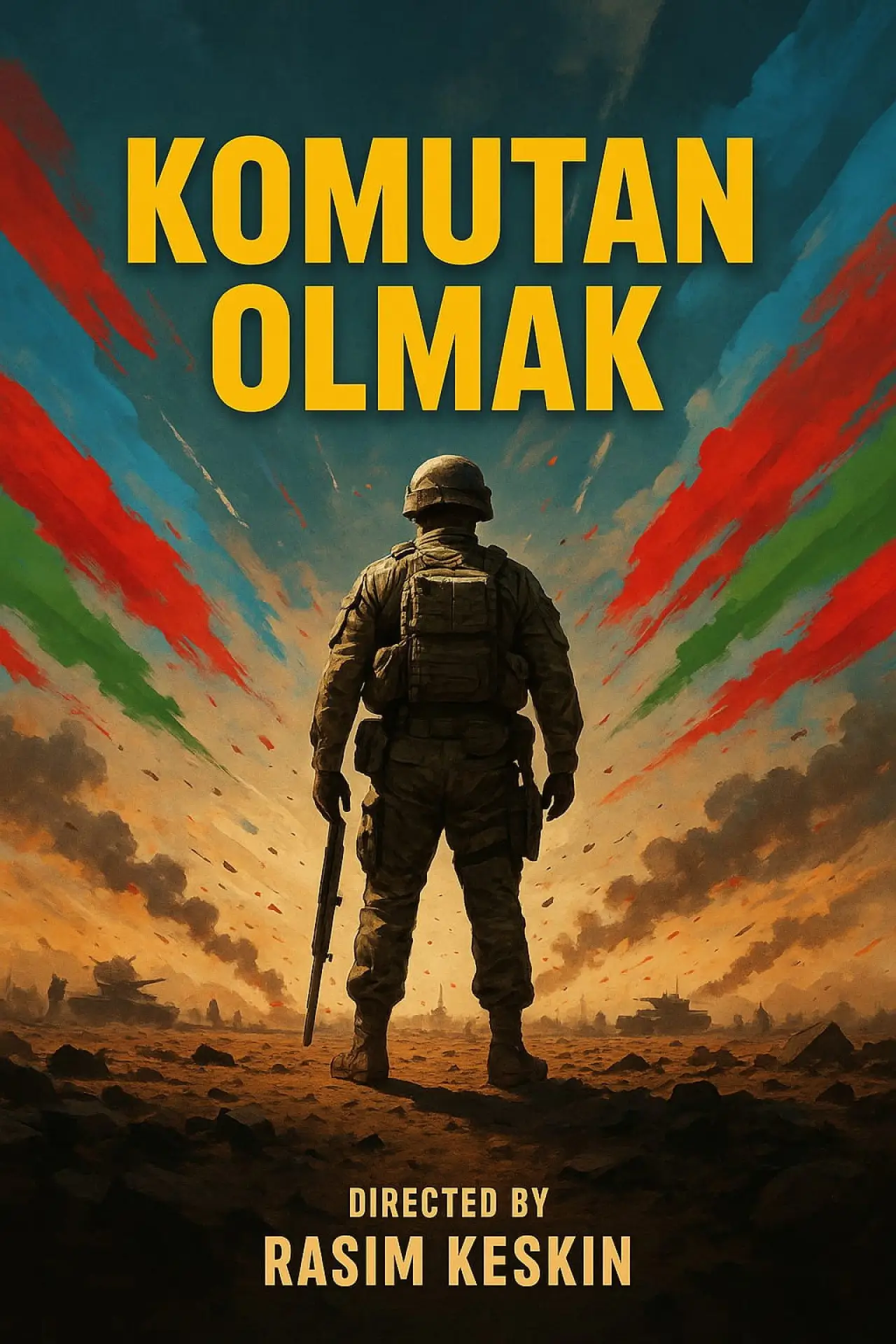 Plakat filmowy "Komutan Olmak"