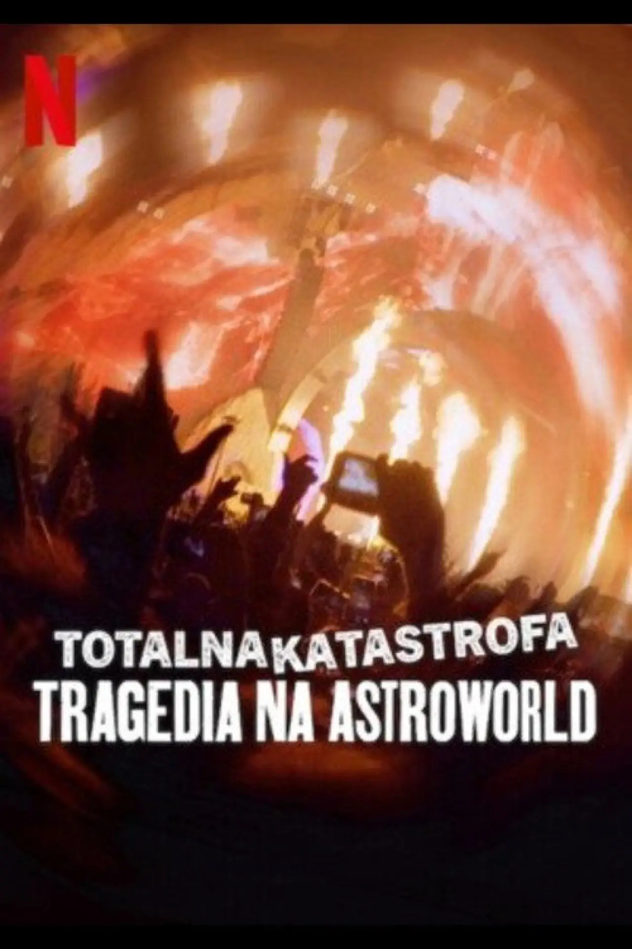 Plakat filmowy "Totalna katastrofa: Tragedia na Astroworld"
