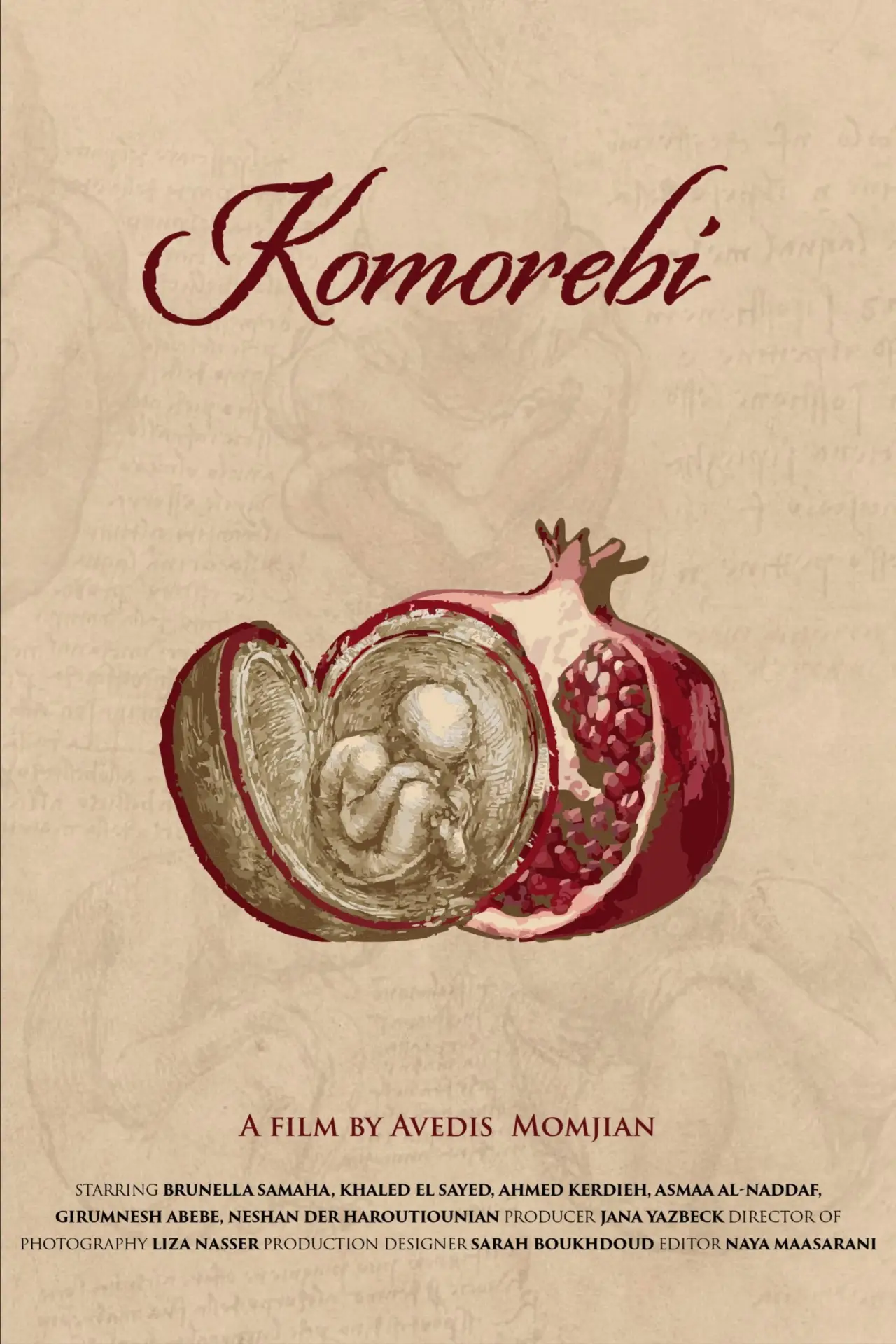 Plakat filmowy "Komorebi"