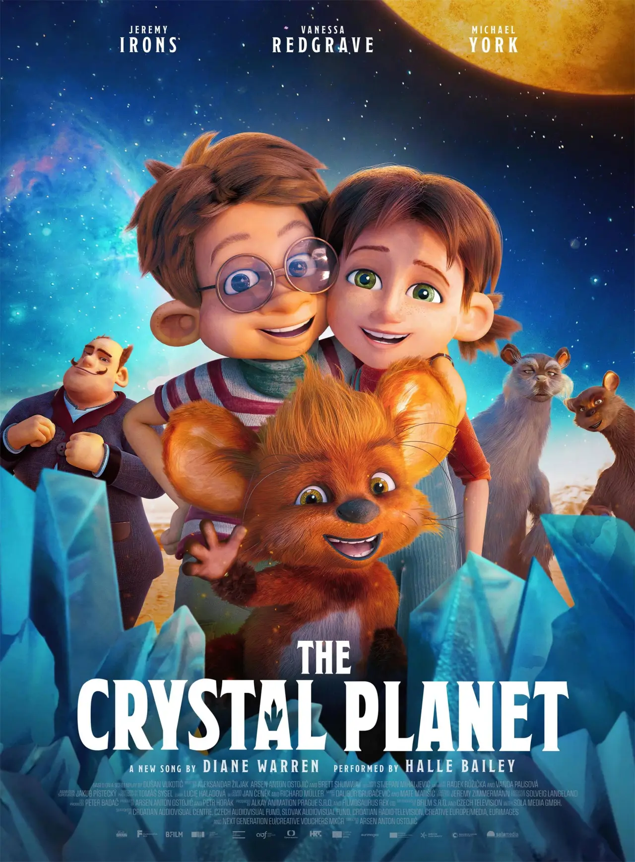 Plakat filmowy "The Crystal Planet"