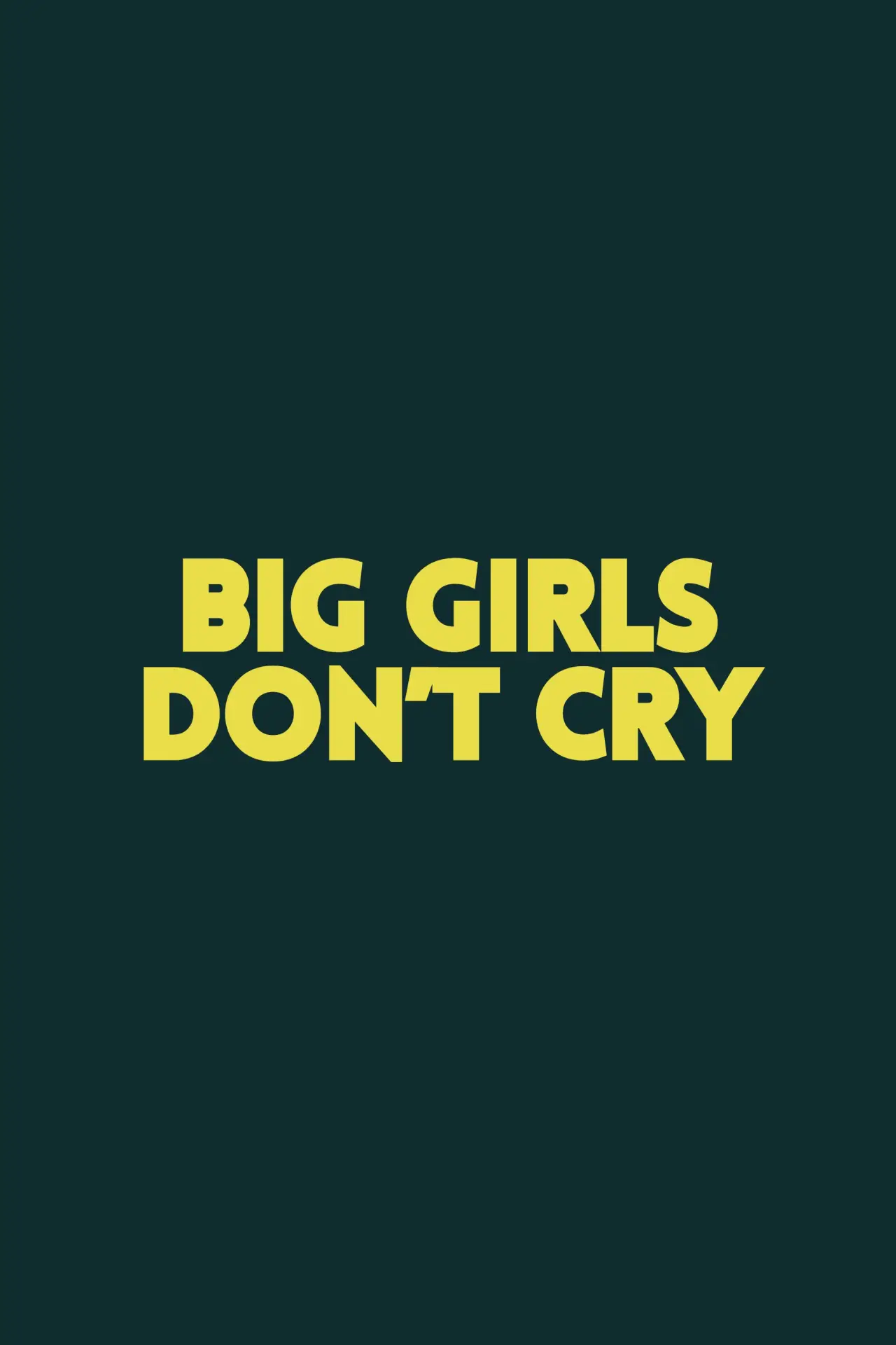 Plakat filmowy "Big Girls Don