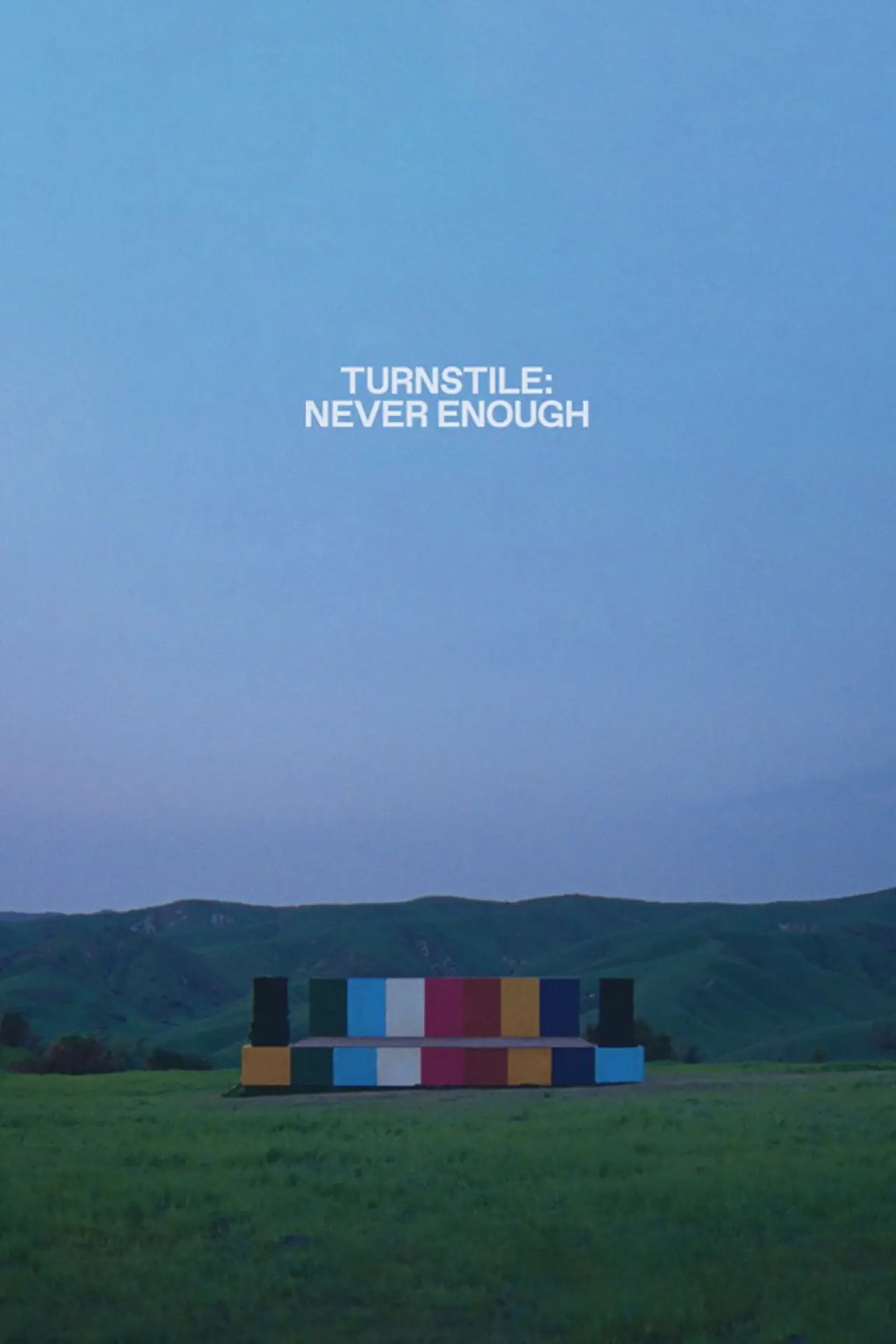 Plakat filmowy "Turnstile: Never Enough"