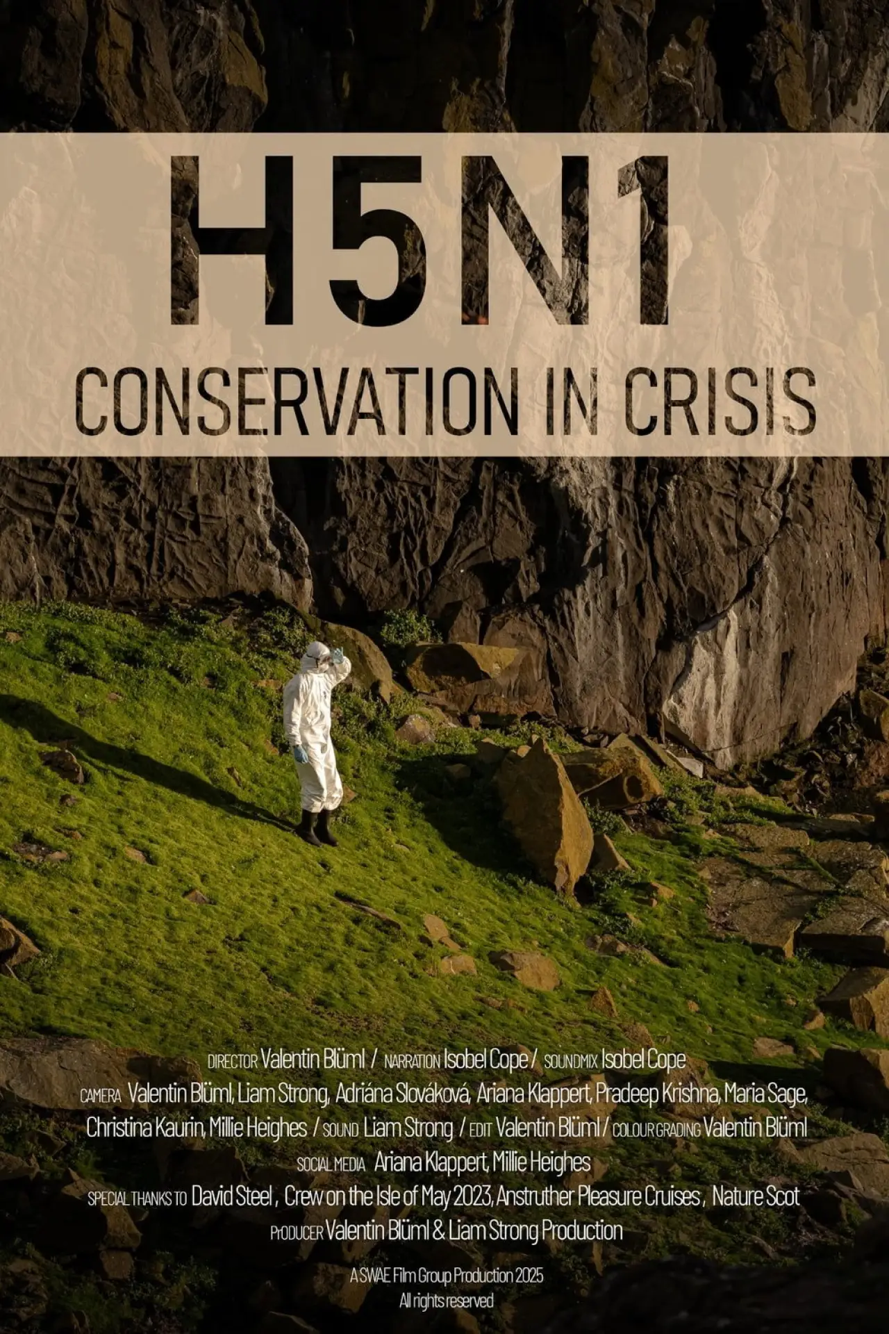 Plakat filmowy "H5N1: Conservation in Crisis"
