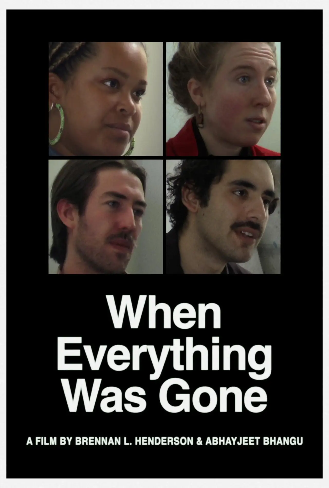 Plakat filmowy "When Everything Was Gone"