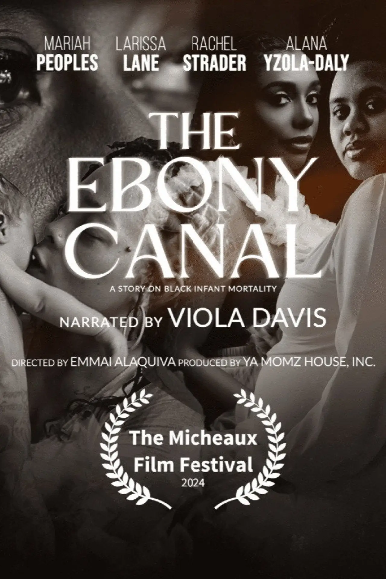 Plakat filmowy "The Ebony Canal: A Story of Black Infant Mortality"